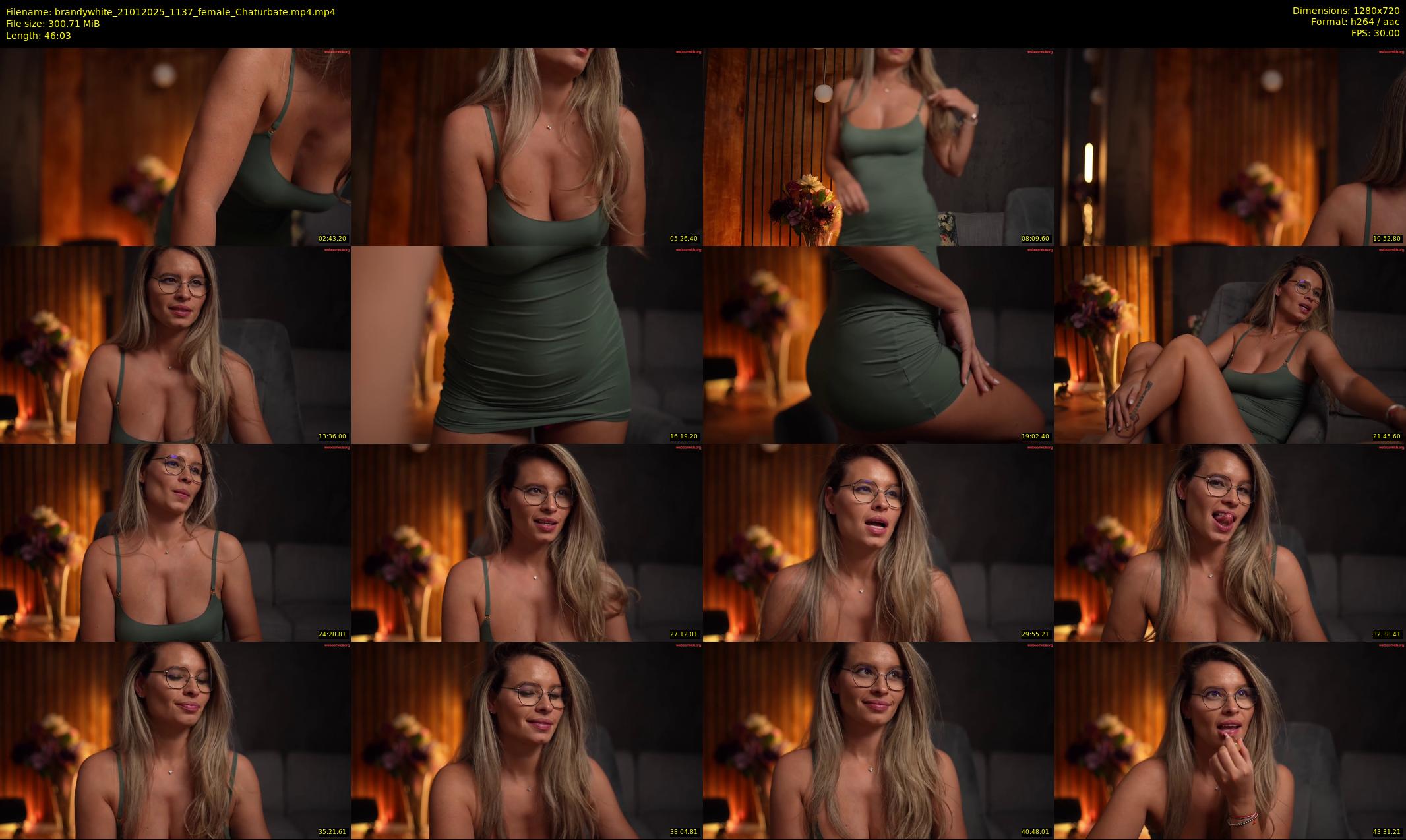 brandywhite — 47 minute Chaturbate female cam show recording, 720p, Jan 21, 2025