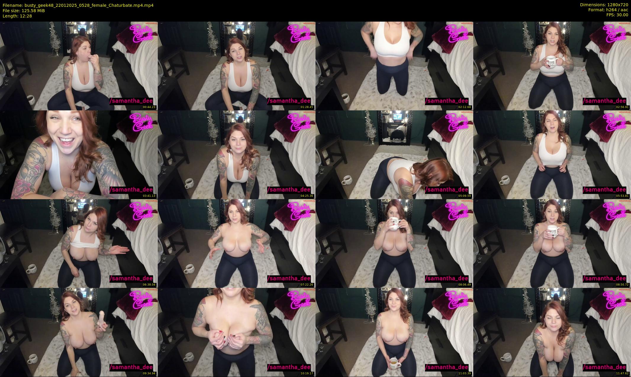 busty_geek48 — 13 minute Chaturbate female cam show recording, 720p, Jan 22, 2025
