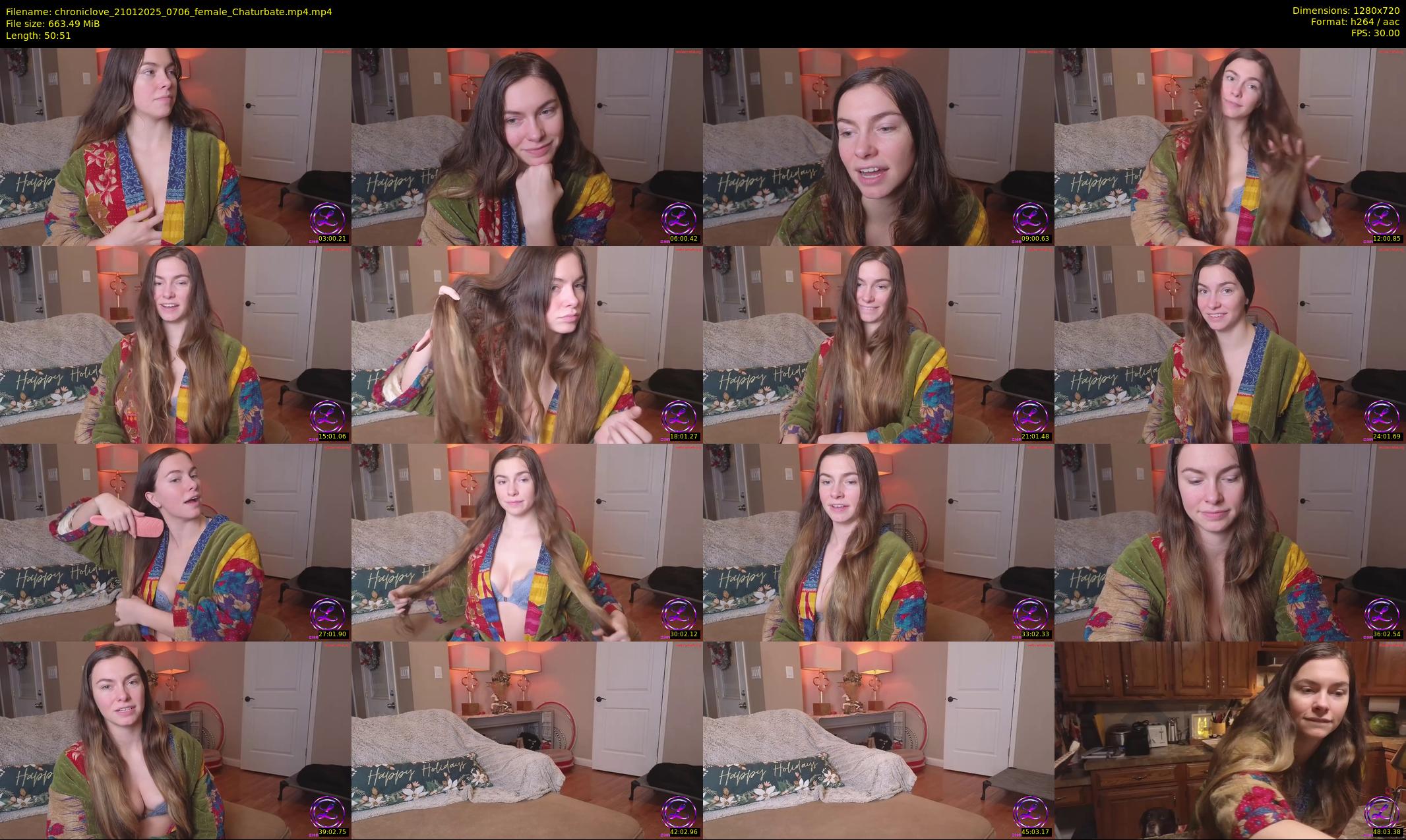 chroniclove — 51 minute Chaturbate female cam show recording, 720p, Jan 21, 2025