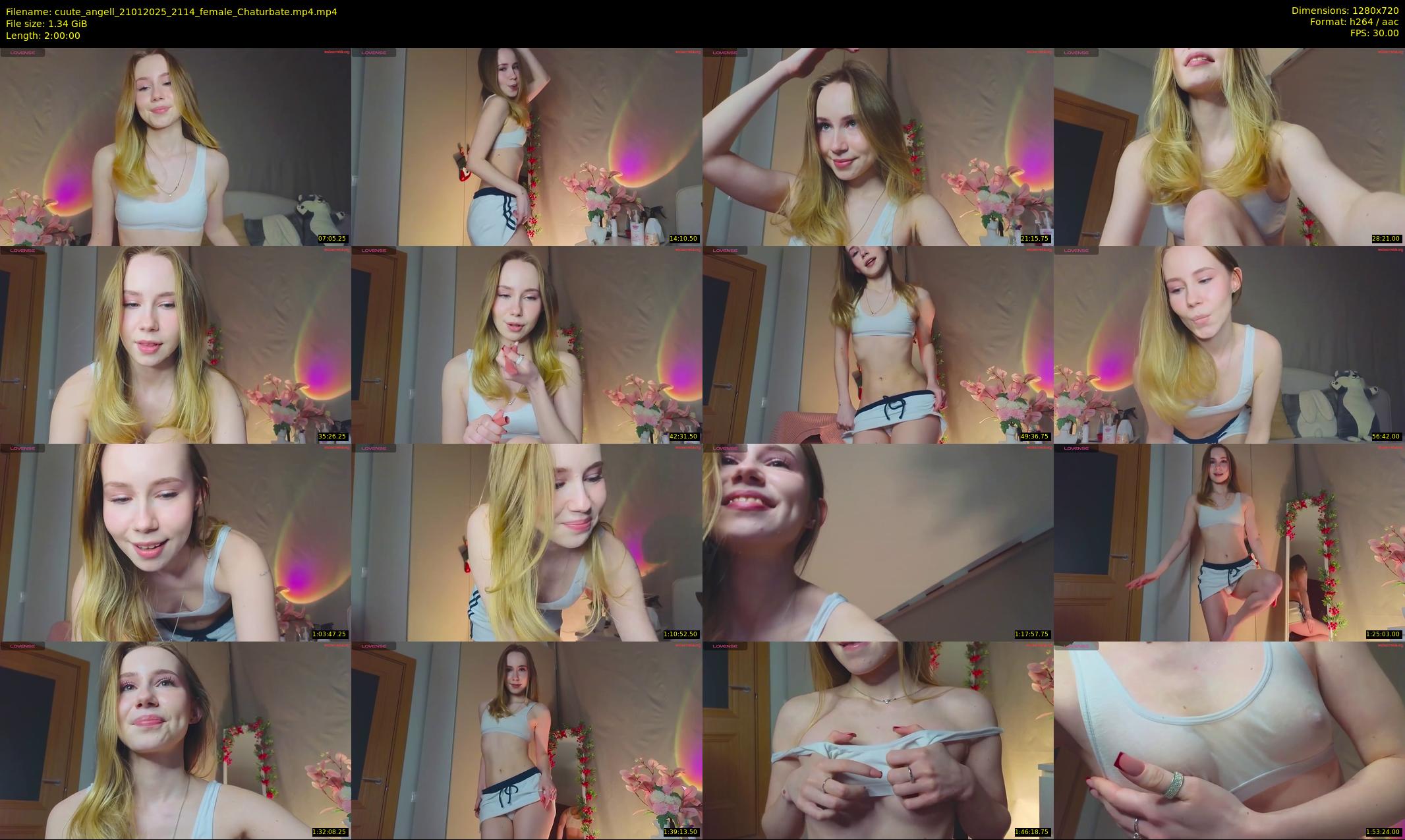 cuute_angell — 120 minute Chaturbate female cam show recording, 720p, Jan 21, 2025