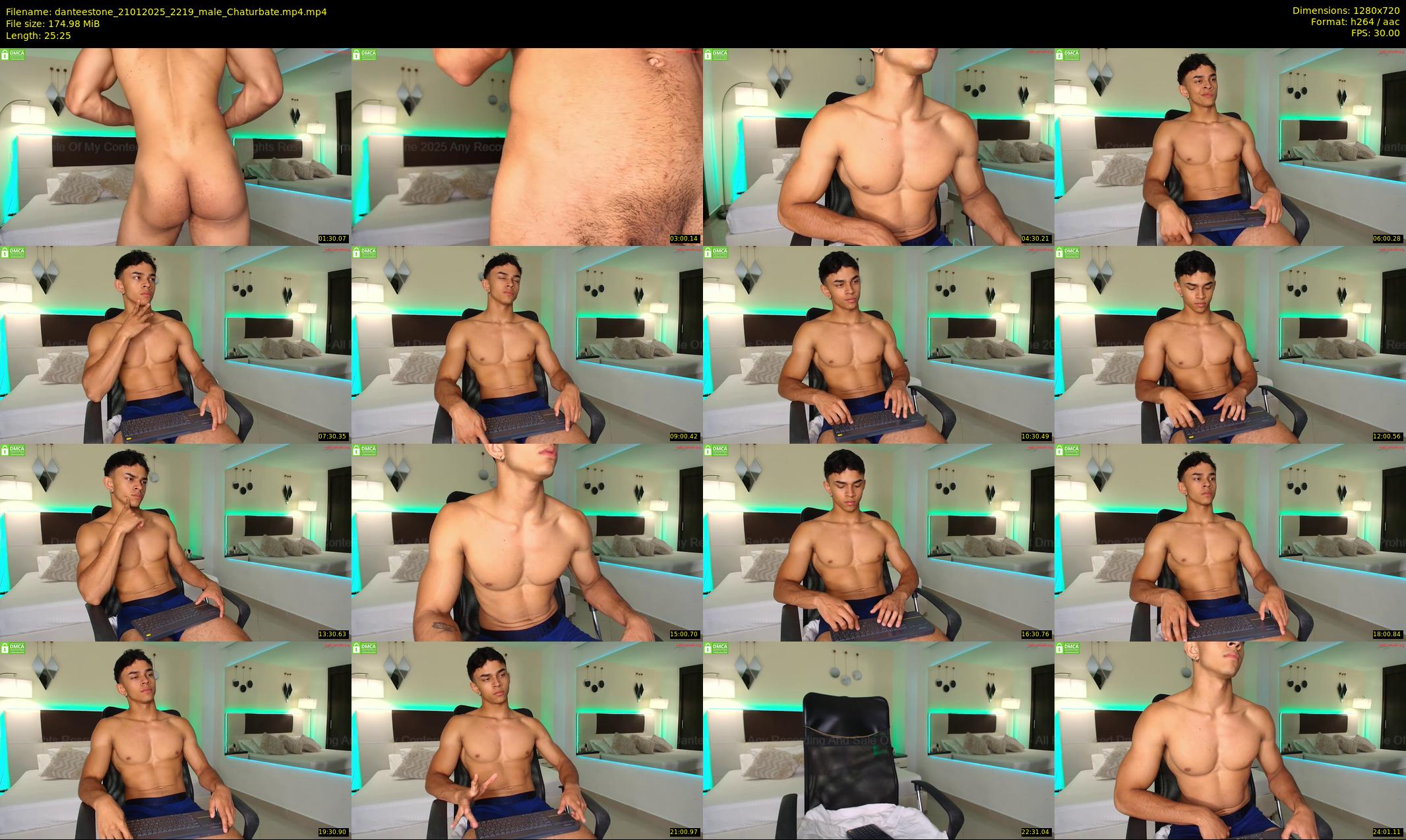 danteestone — 26 minute Chaturbate male cam show recording, 720p, Jan 21, 2025
