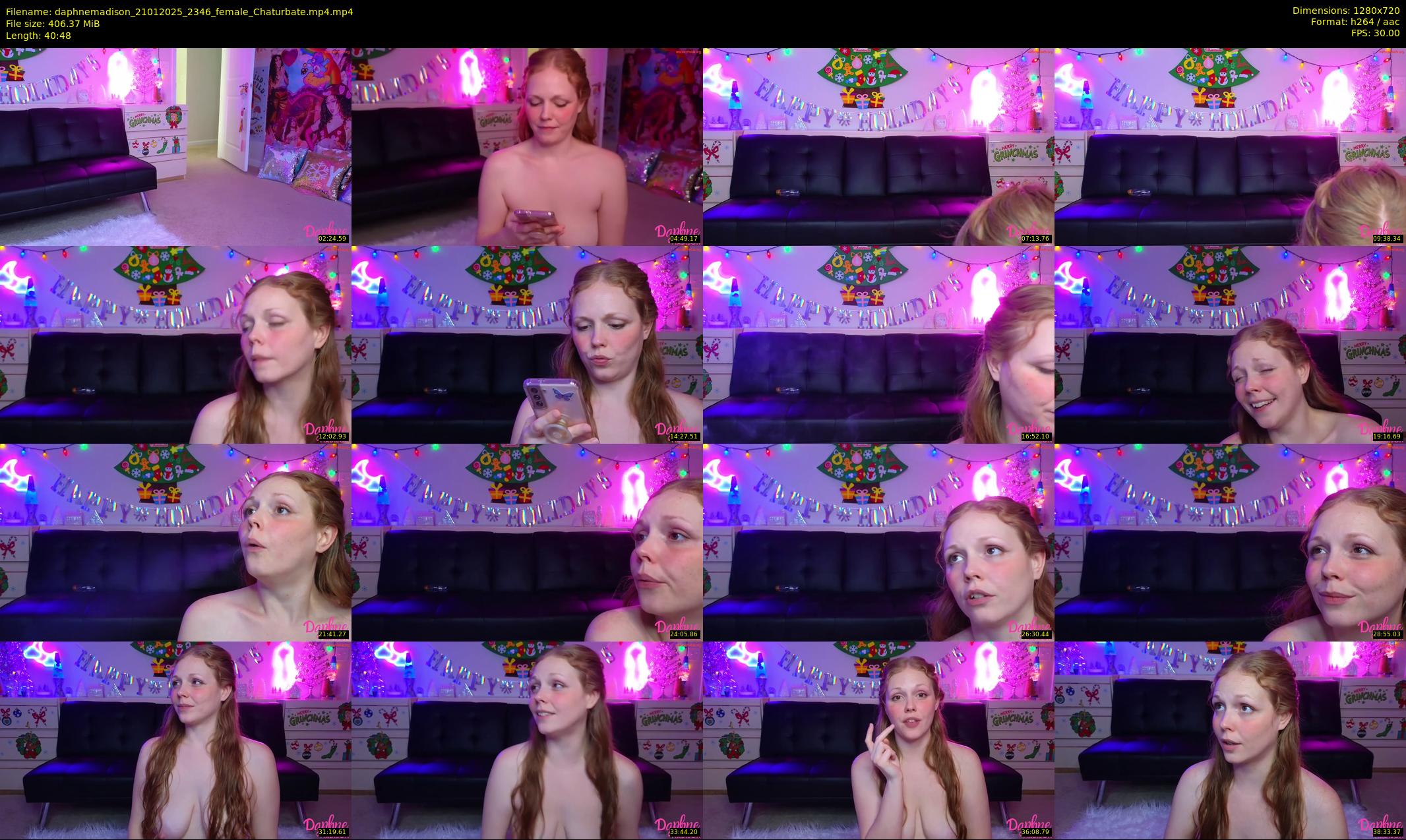 daphnemadison — 41 minute Chaturbate couple cam show recording, 720p, Jan 21, 2025