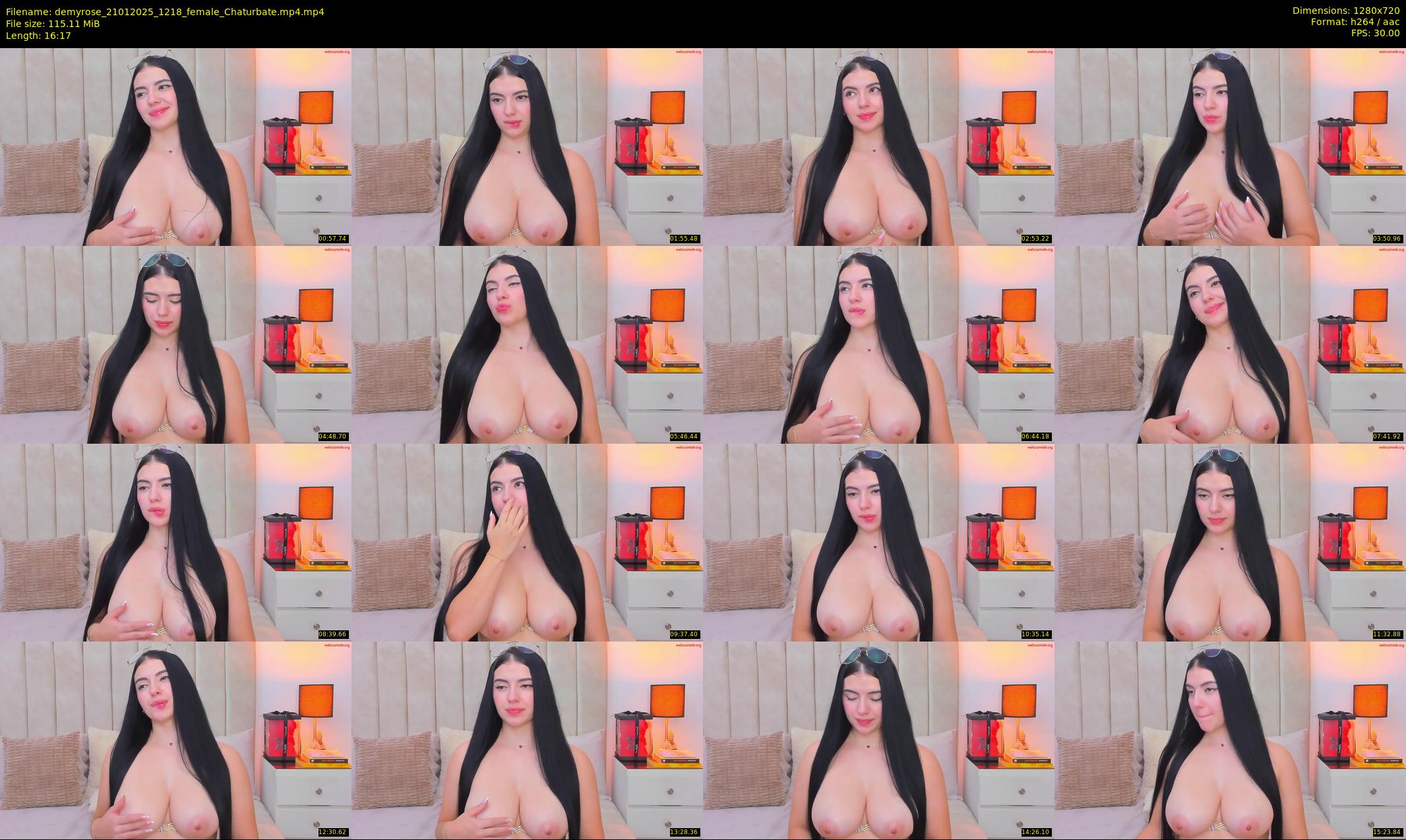 demyrose — 17 minute Chaturbate female cam show recording, 720p, Jan 21, 2025