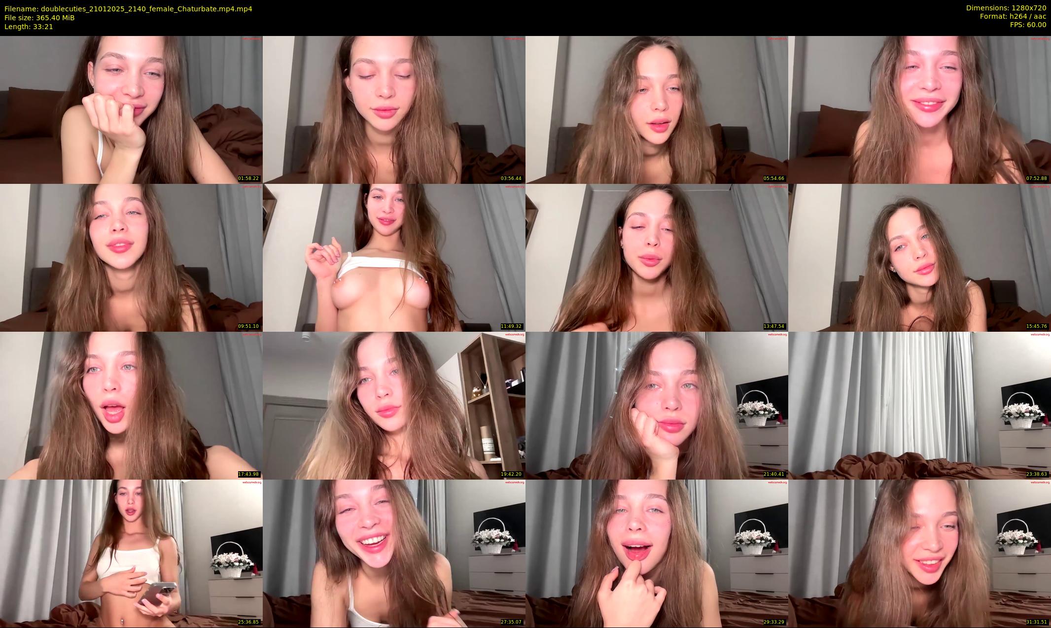 doublecuties — 34 minute Chaturbate couple cam show recording, 720p, Jan 21, 2025