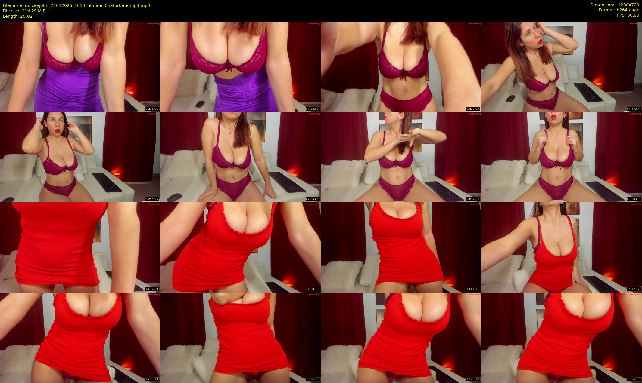 dulceyjohn — 21 minute Chaturbate female cam show recording, 720p, Jan 21, 2025