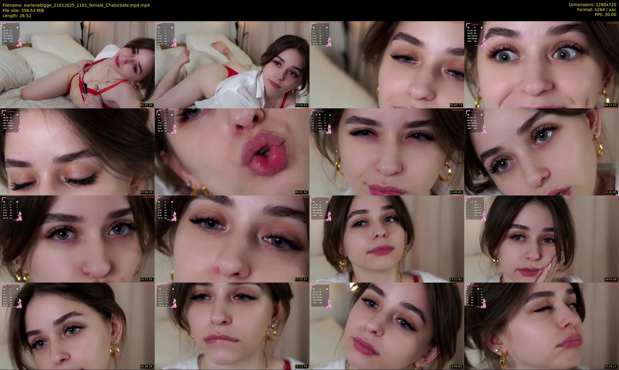 earlenebigge — 27 minute Chaturbate female cam show recording, 720p, Jan 21, 2025