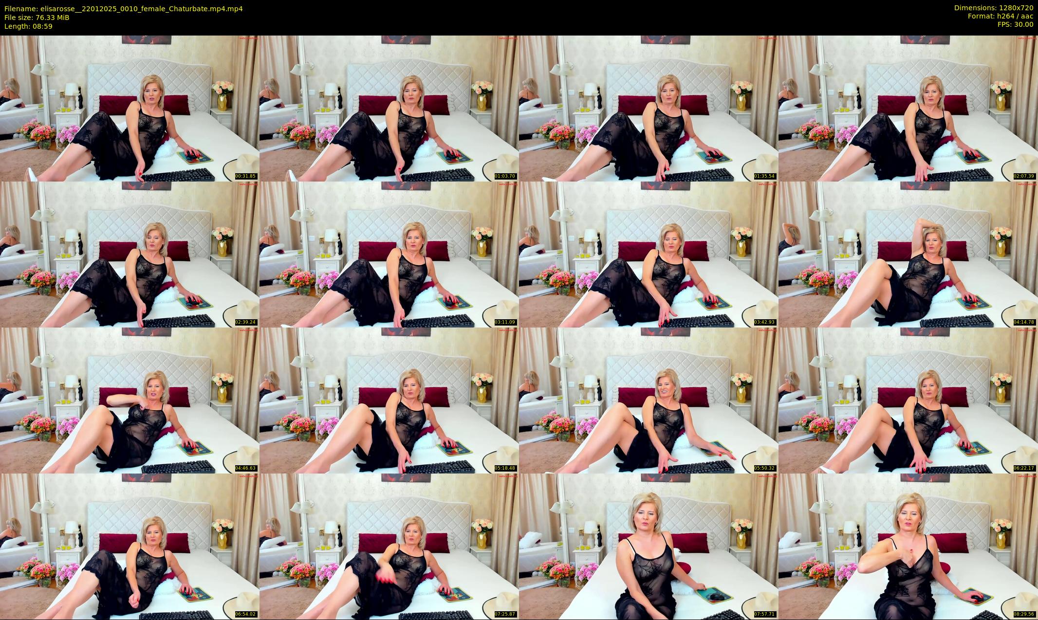 elisarosse_ — 9 minute Chaturbate female cam show recording, 720p, Jan 22, 2025