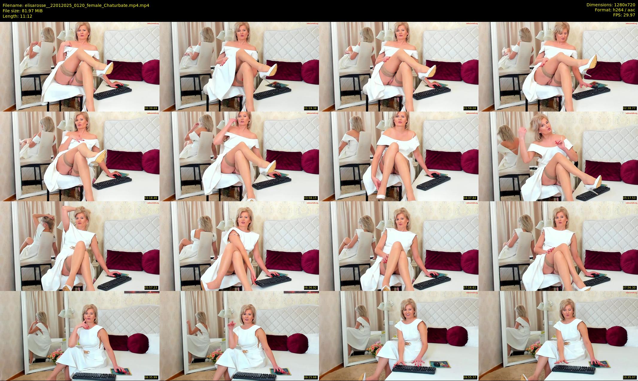 elisarosse_ — 12 minute Chaturbate female cam show recording, 720p, Jan 22, 2025