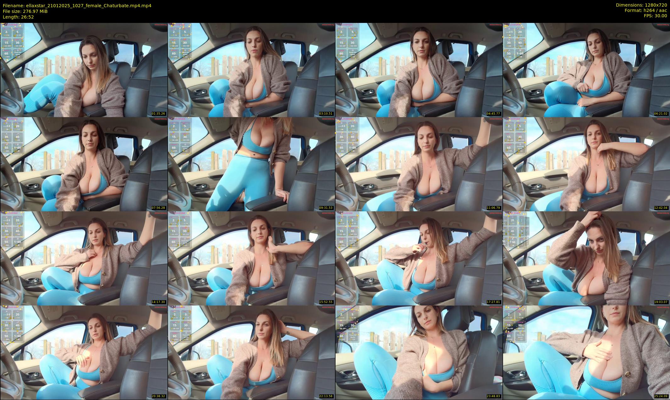ellaxstar — 27 minute Chaturbate female cam show recording, 720p, Jan 21, 2025