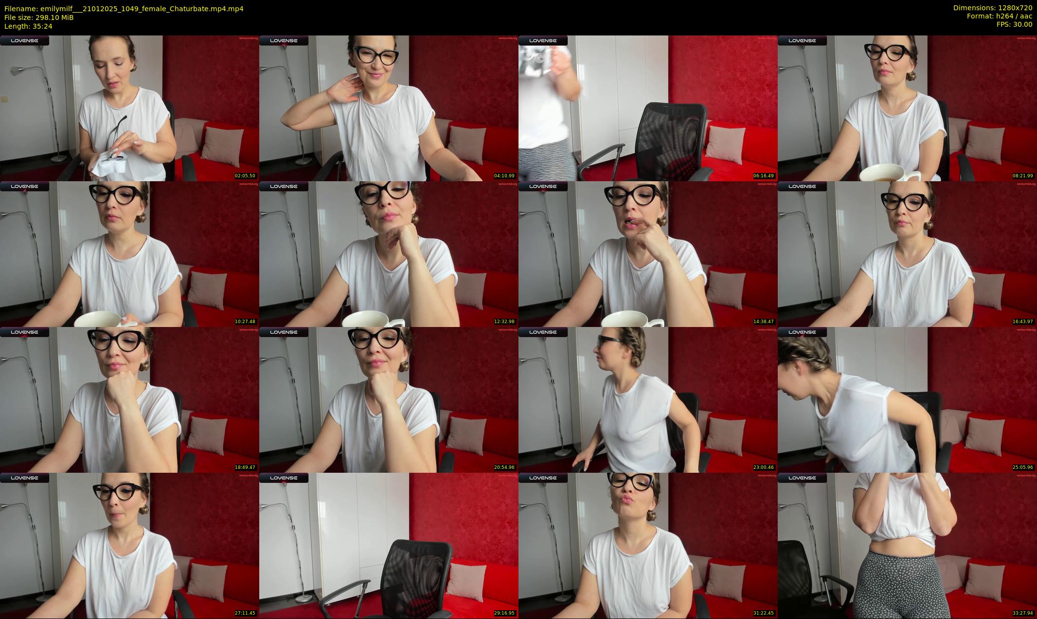 emilymilf__ — 36 minute Chaturbate female cam show recording, 720p, Jan 21, 2025