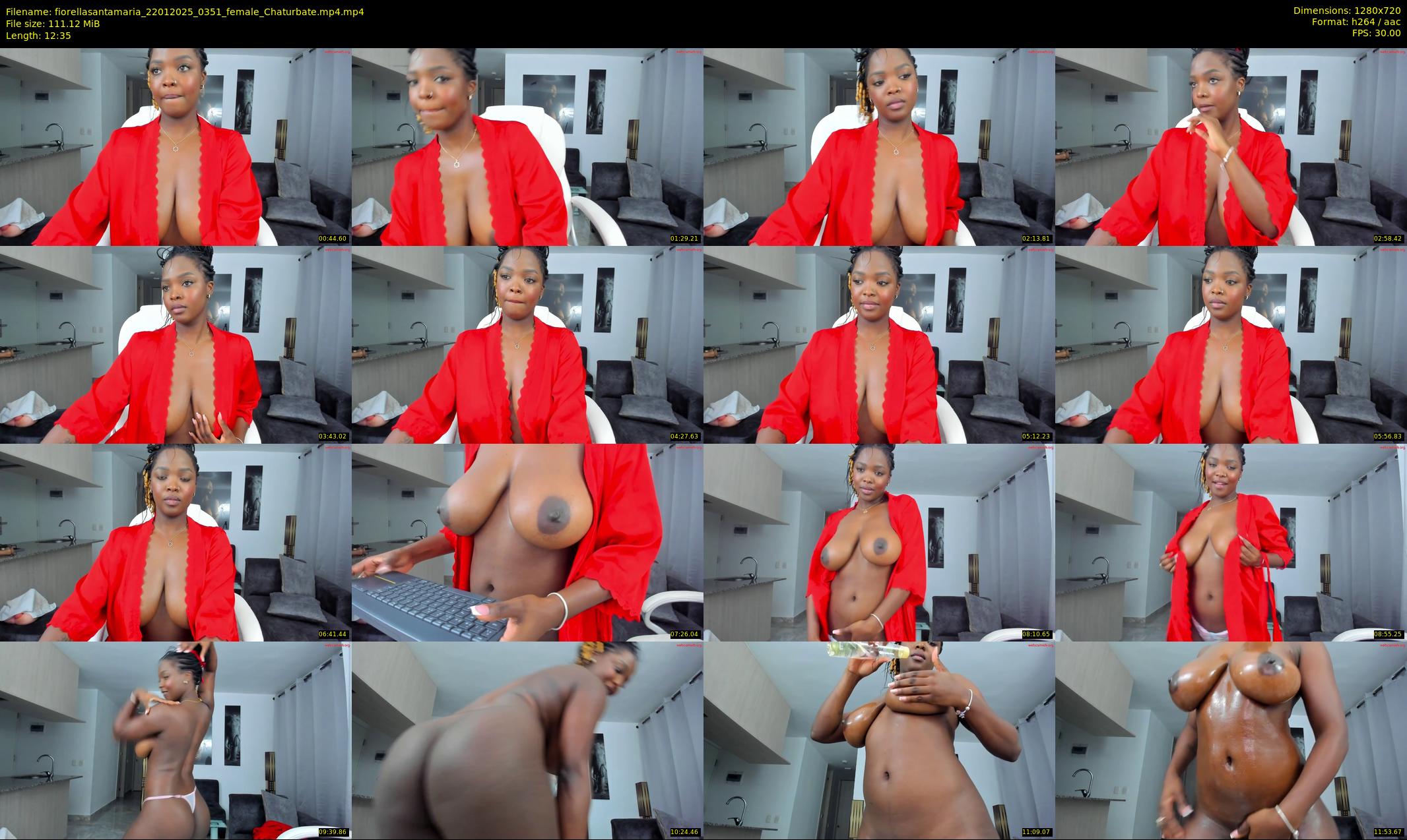 fiorellasantamaria — 13 minute Chaturbate female cam show recording, 720p, Jan 22, 2025