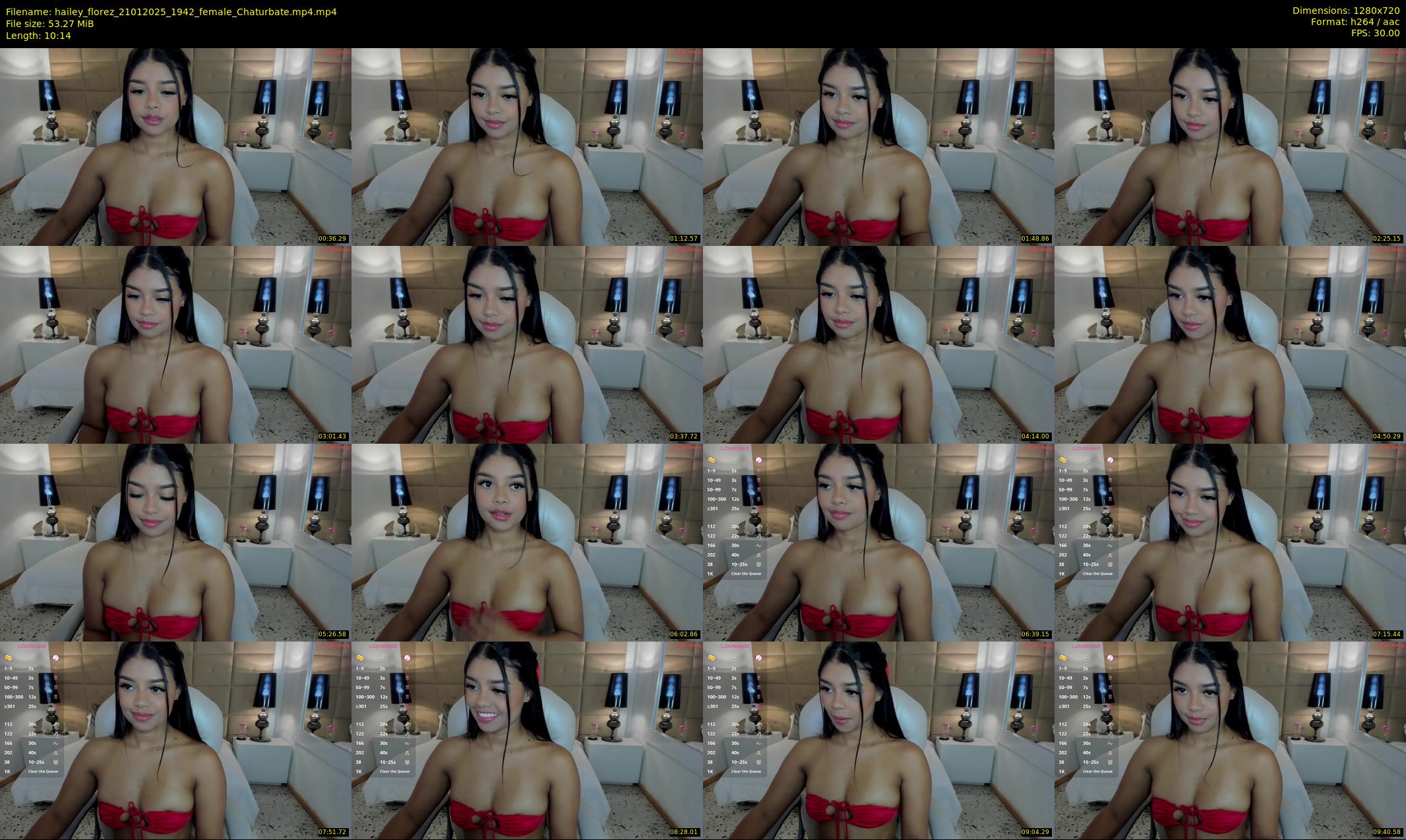 hailey_florez — 11 minute Chaturbate female cam show recording, 720p, Jan 21, 2025