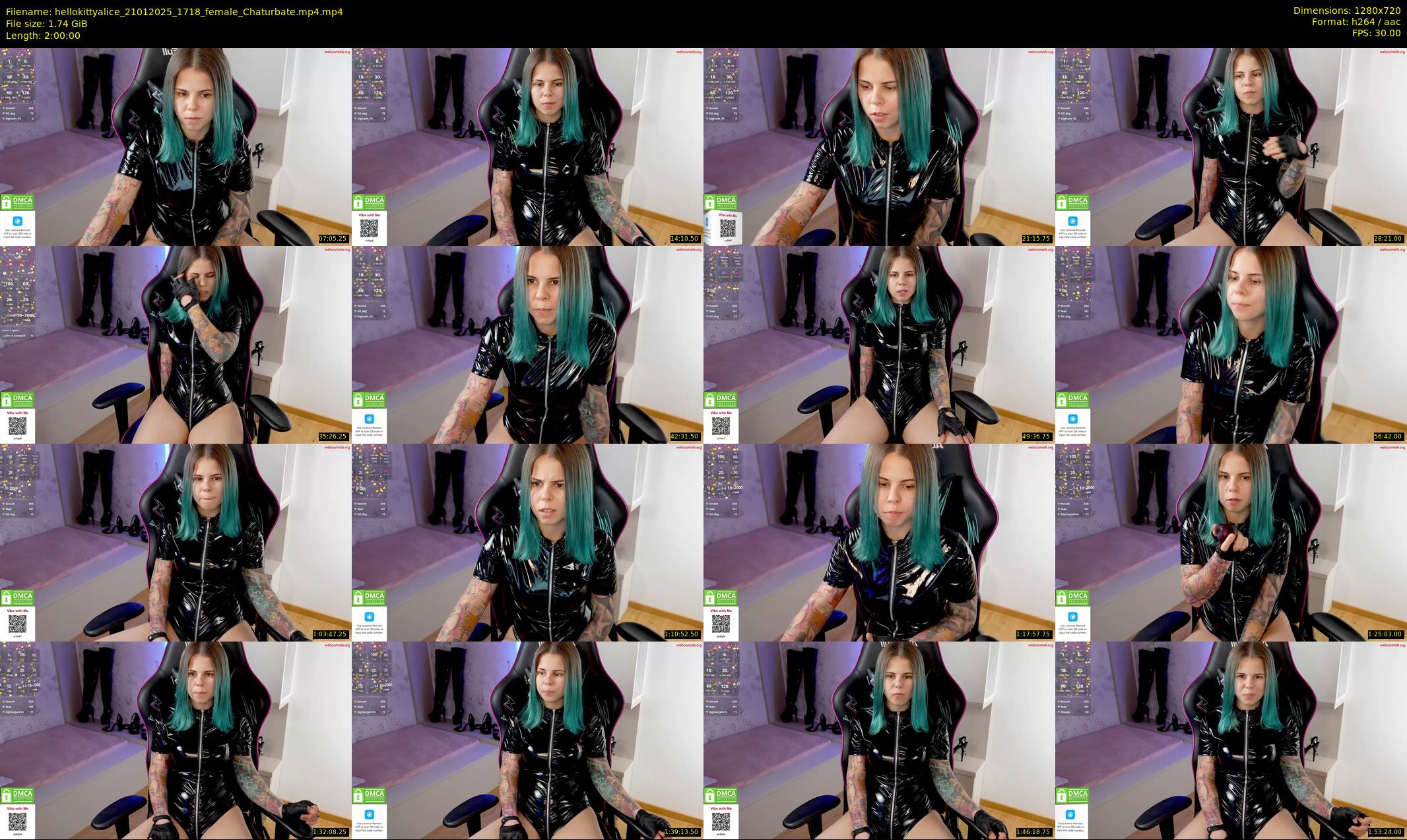 hellokittyalice — 120 minute Chaturbate female cam show recording, 720p, Jan 21, 2025