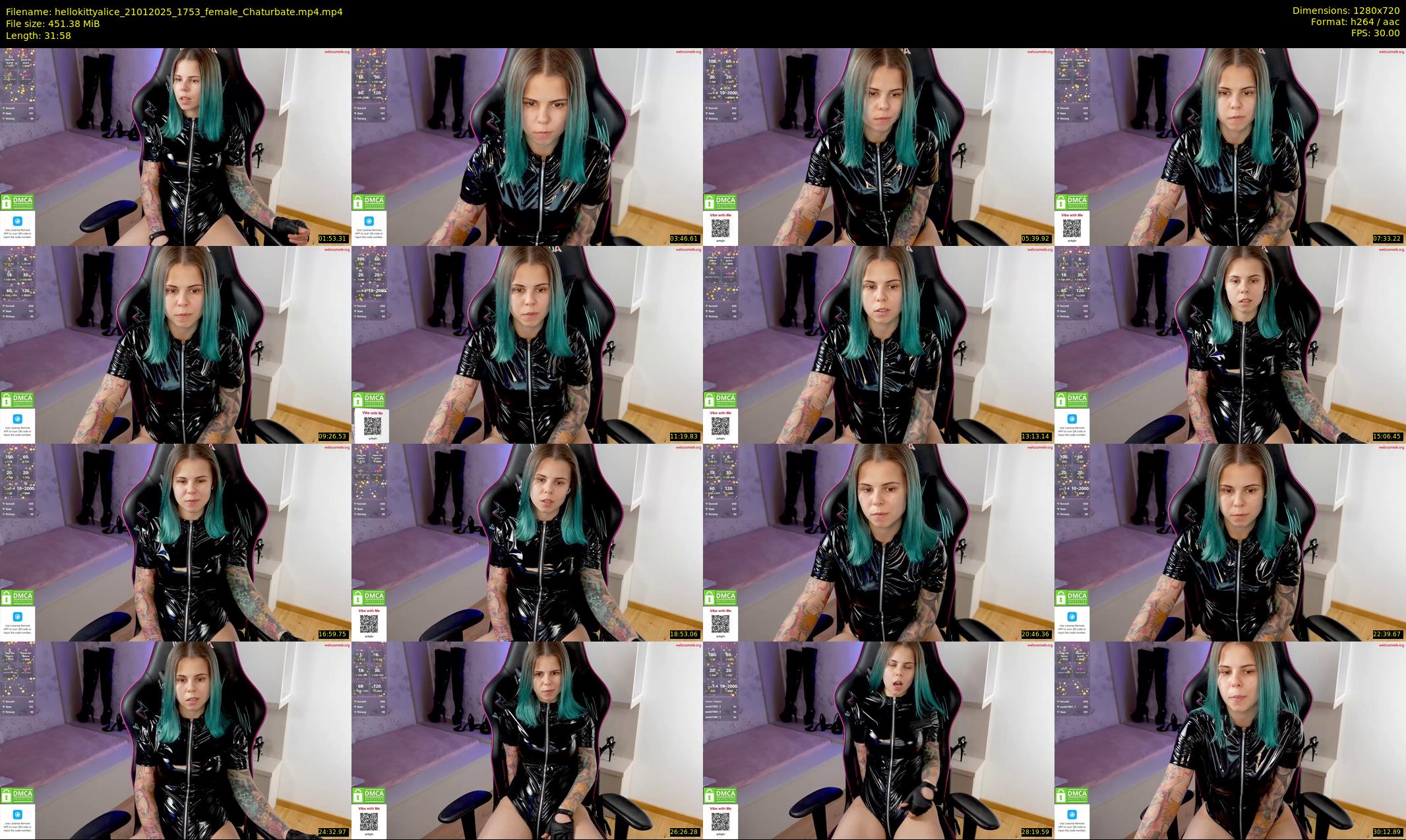 hellokittyalice — 32 minute Chaturbate female cam show recording, 720p, Jan 21, 2025