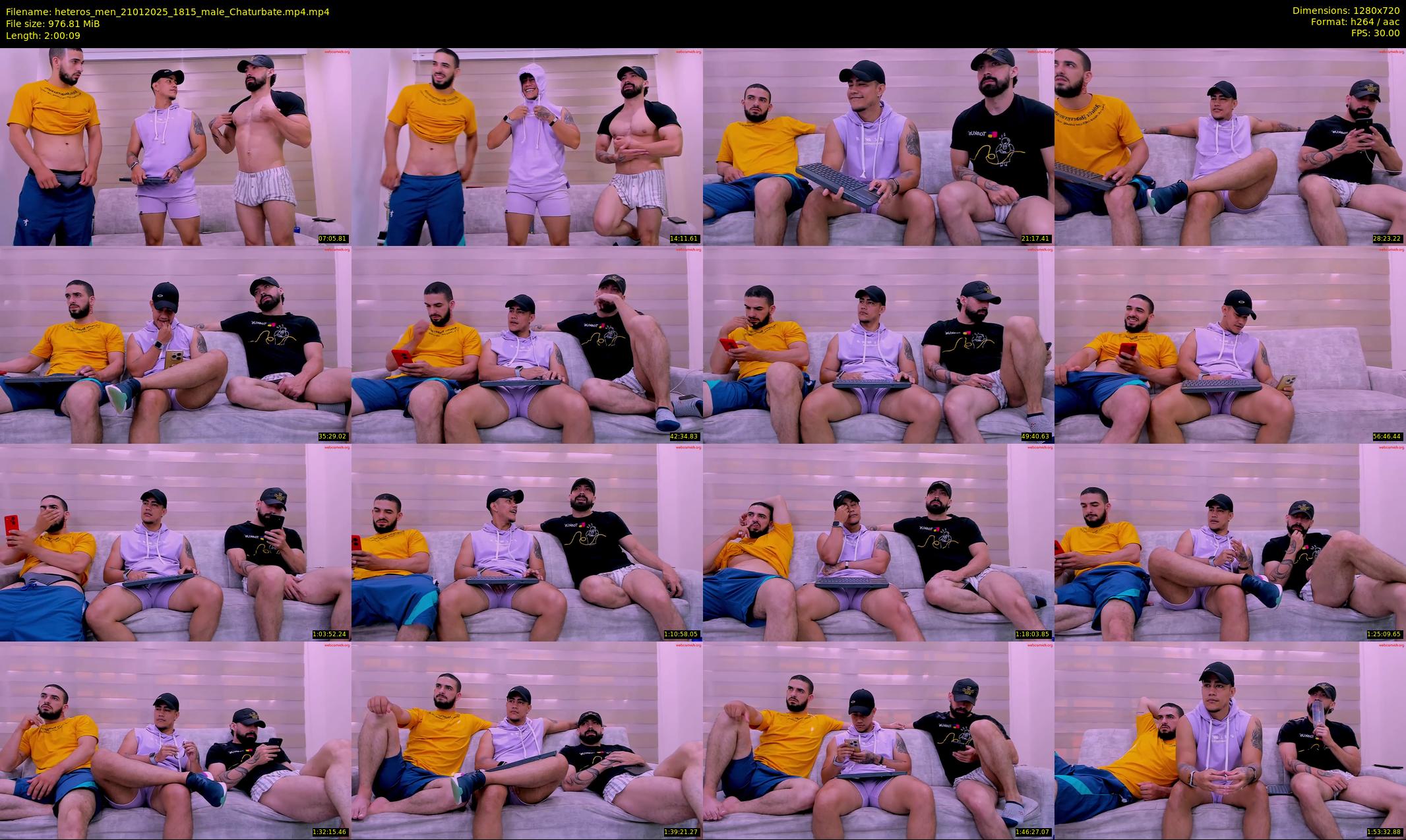 heteros_men — 121 minute Chaturbate male cam show recording, 720p, Jan 21, 2025
