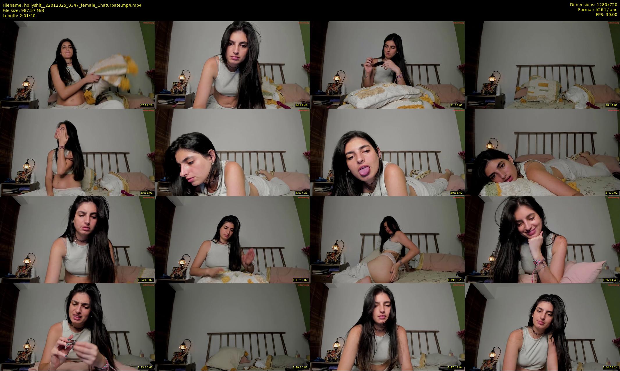 hollyshit_ — 122 minute Chaturbate female cam show recording, 720p, Jan 22, 2025
