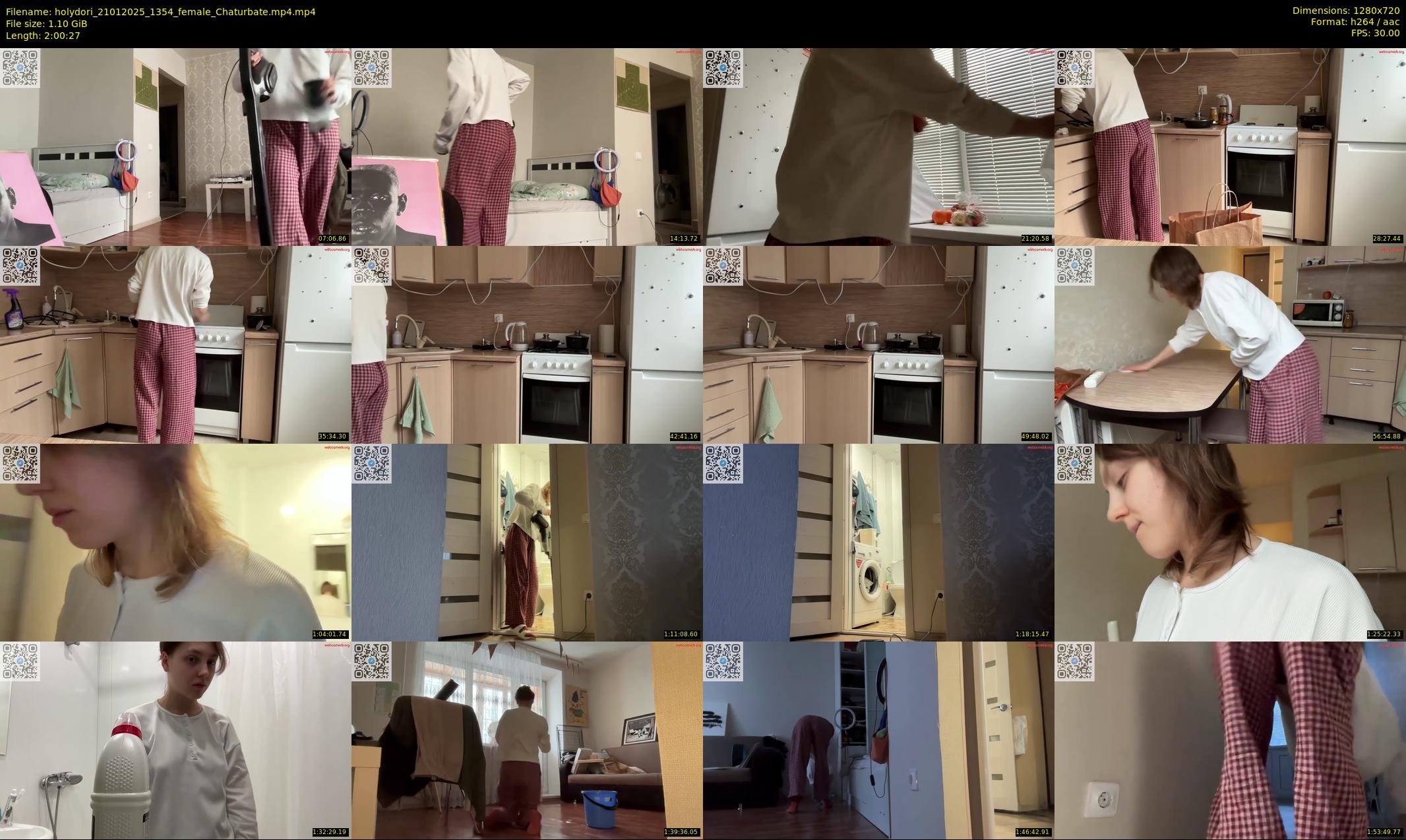 holydori — 121 minute Chaturbate female cam show recording, 720p, Jan 21, 2025