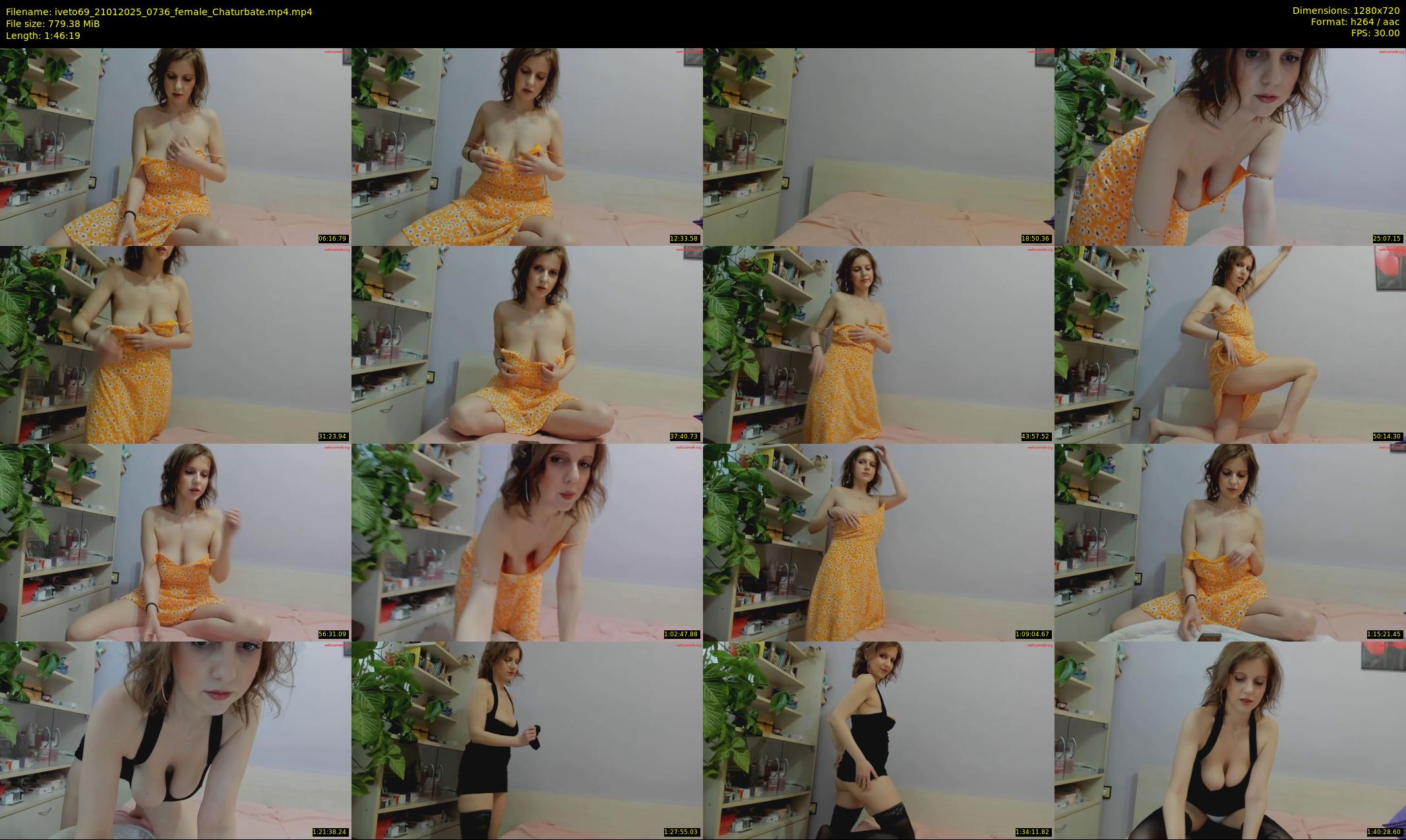 iveto69 — 107 minute Chaturbate female cam show recording, 720p, Jan 21, 2025