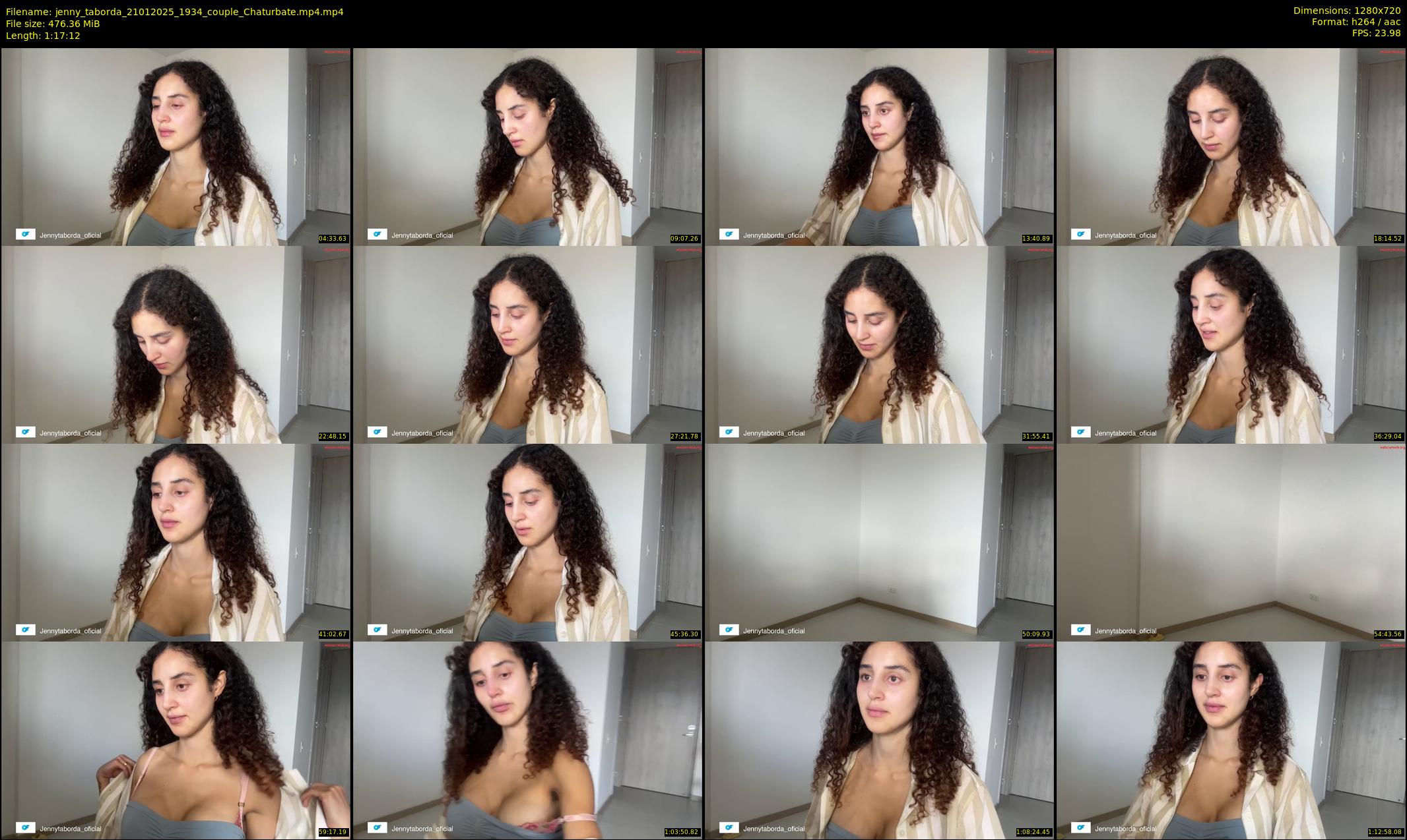 jenny_taborda — 78 minute Chaturbate female cam show recording, 720p, Jan 21, 2025