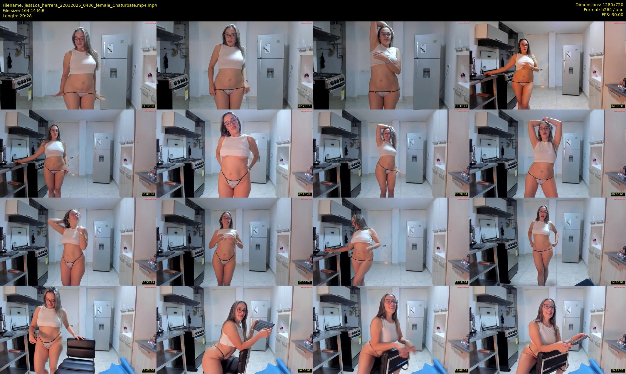 jess1ca_herrera — 21 minute Chaturbate female cam show recording, 720p, Jan 22, 2025