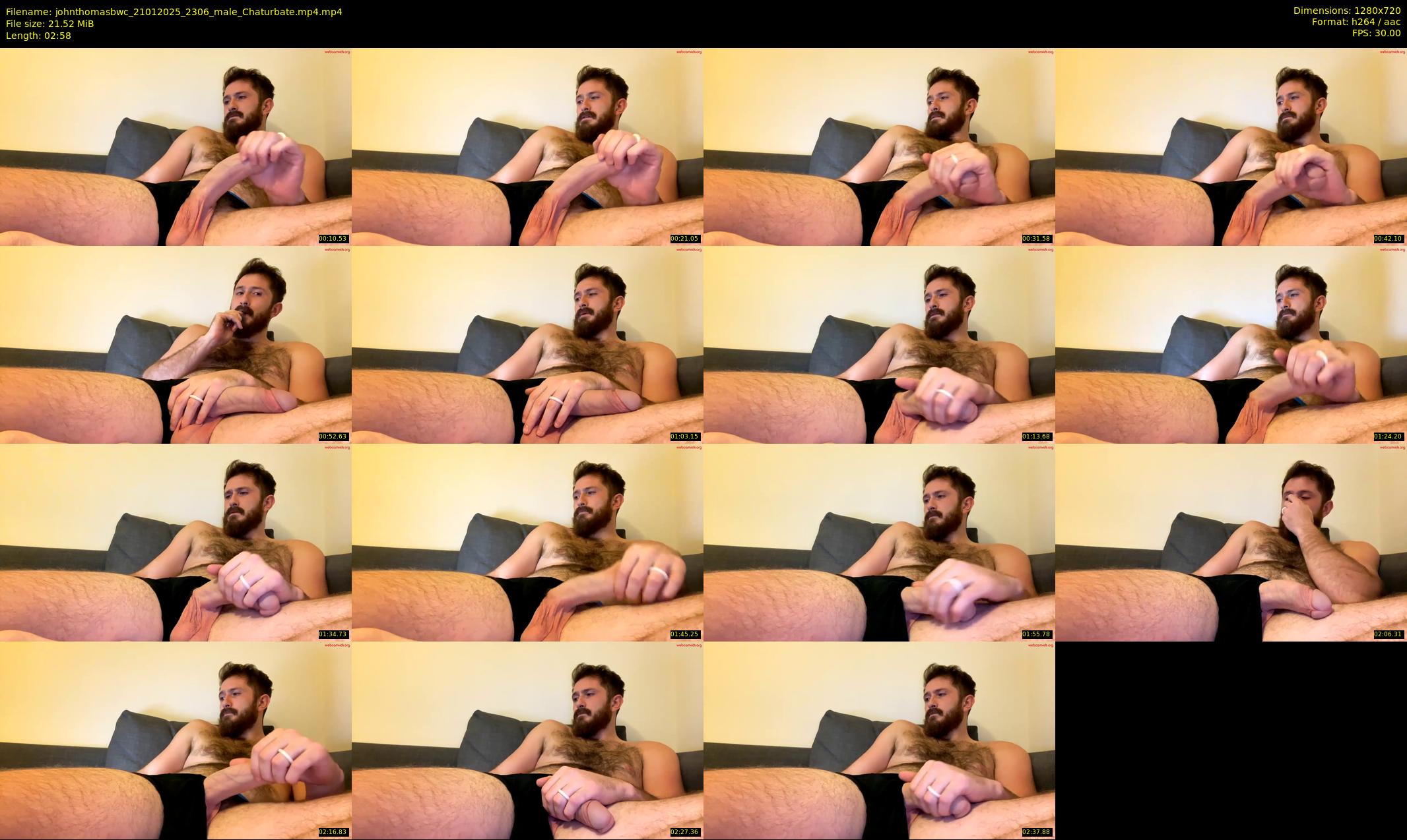 johnthomasbwc — 3 minute Chaturbate male cam show recording, 720p, Jan 21, 2025