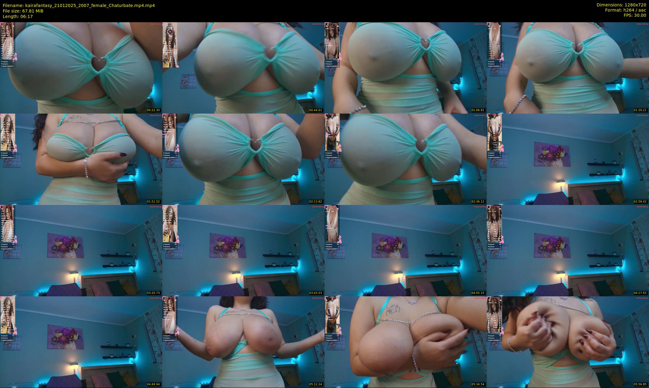 kairafantasy — 7 minute Chaturbate female cam show recording, 720p, Jan 21, 2025