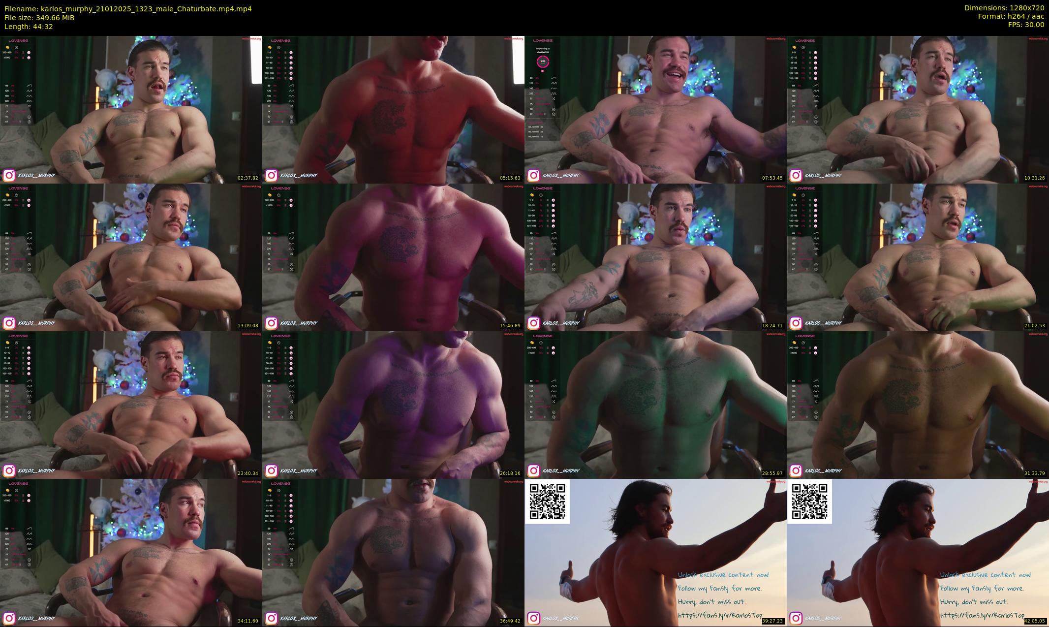 karlos_murphy — 45 minute Chaturbate male cam show recording, 720p, Jan 21, 2025