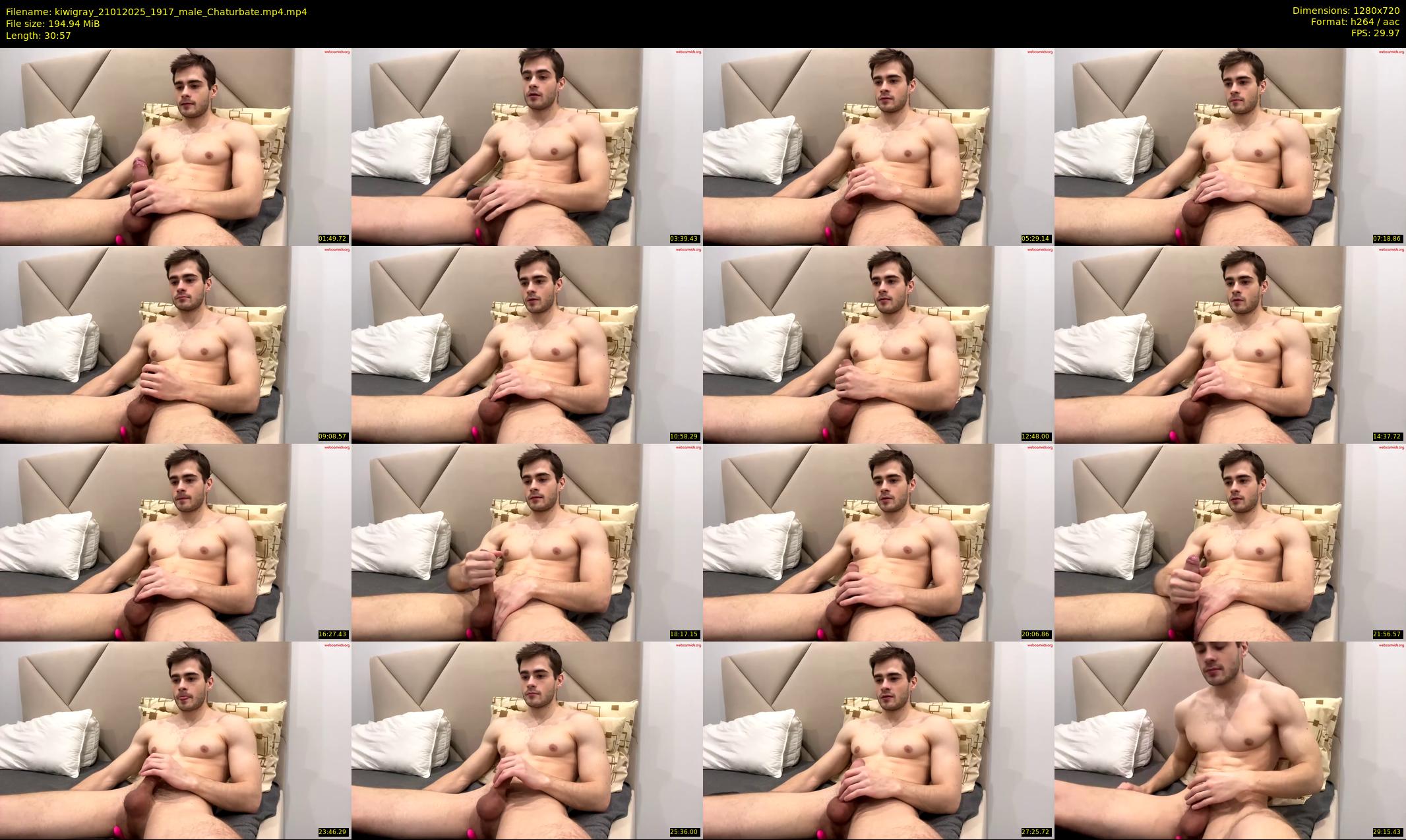 kiwigray — 31 minute Chaturbate male cam show recording, 720p, Jan 21, 2025
