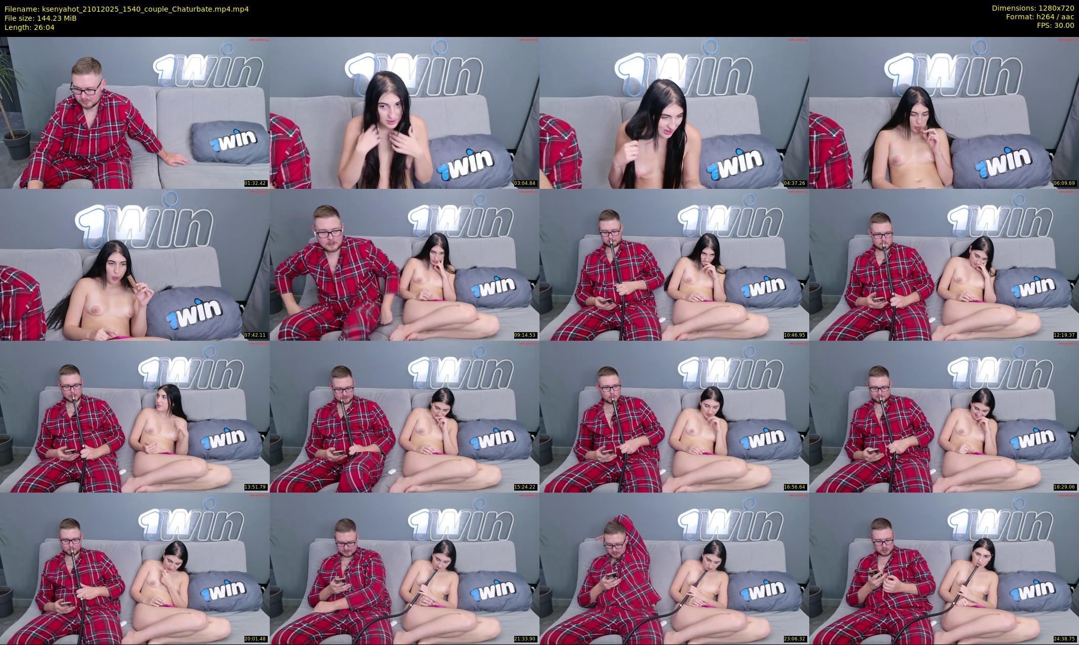 ksenyahot — 27 minute Chaturbate couple cam show recording, 720p, Jan 21, 2025