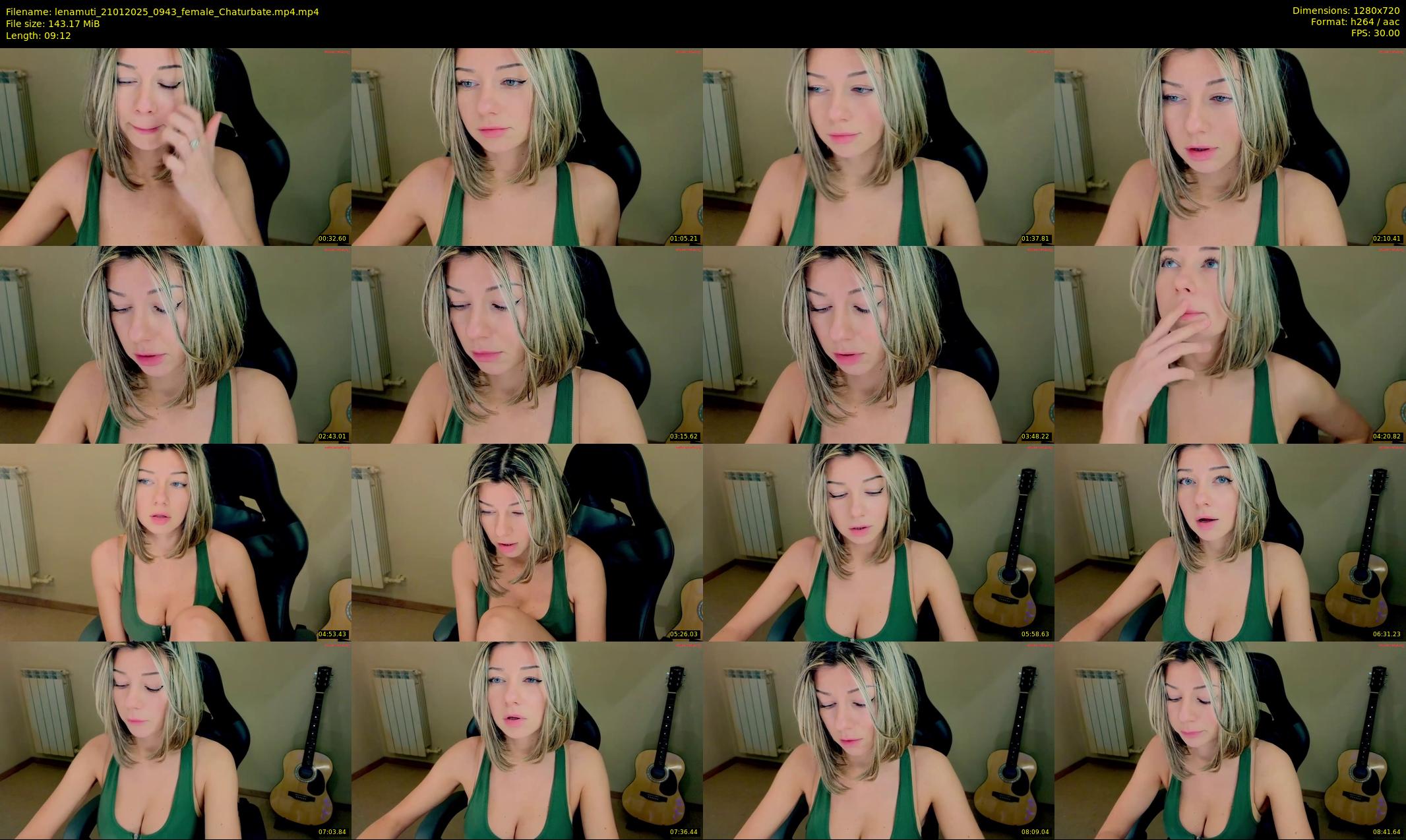 lenamuti — 10 minute Chaturbate female cam show recording, 720p, Jan 21, 2025