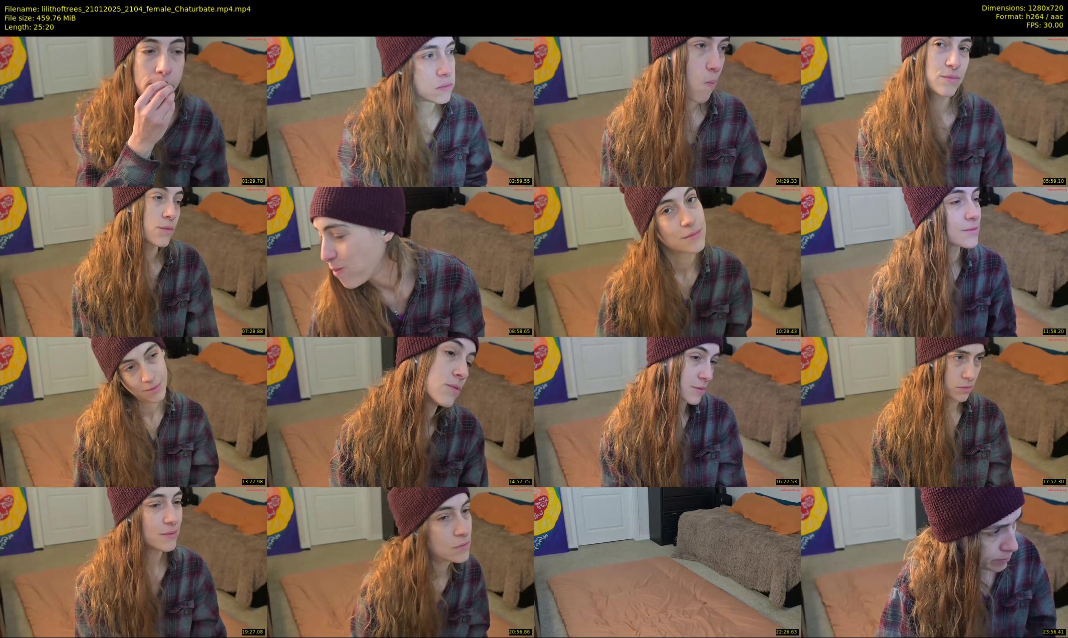 lilithoftrees — 26 minute Chaturbate female cam show recording, 720p, Jan 21, 2025