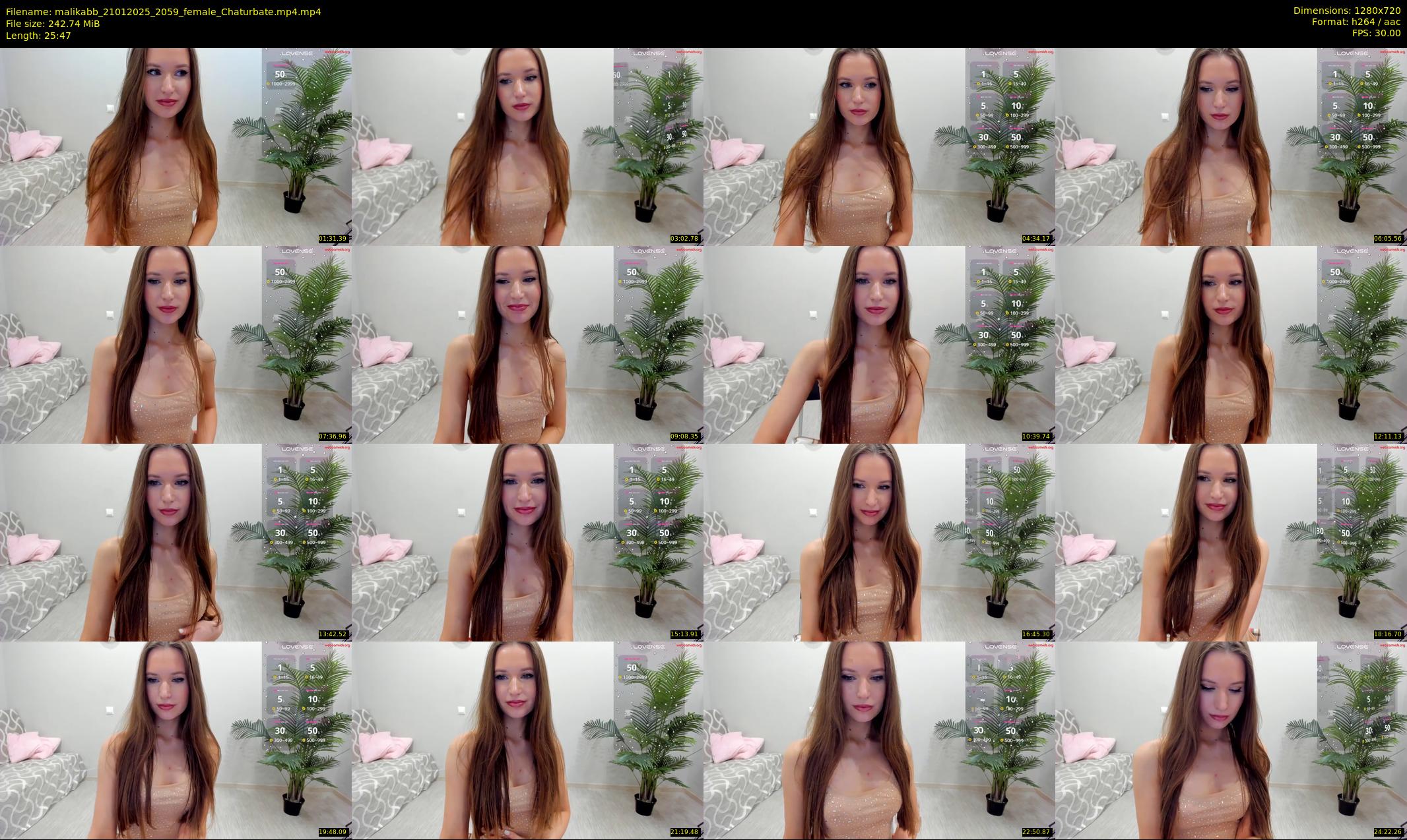 malikabb — 26 minute Chaturbate female cam show recording, 720p, Jan 21, 2025