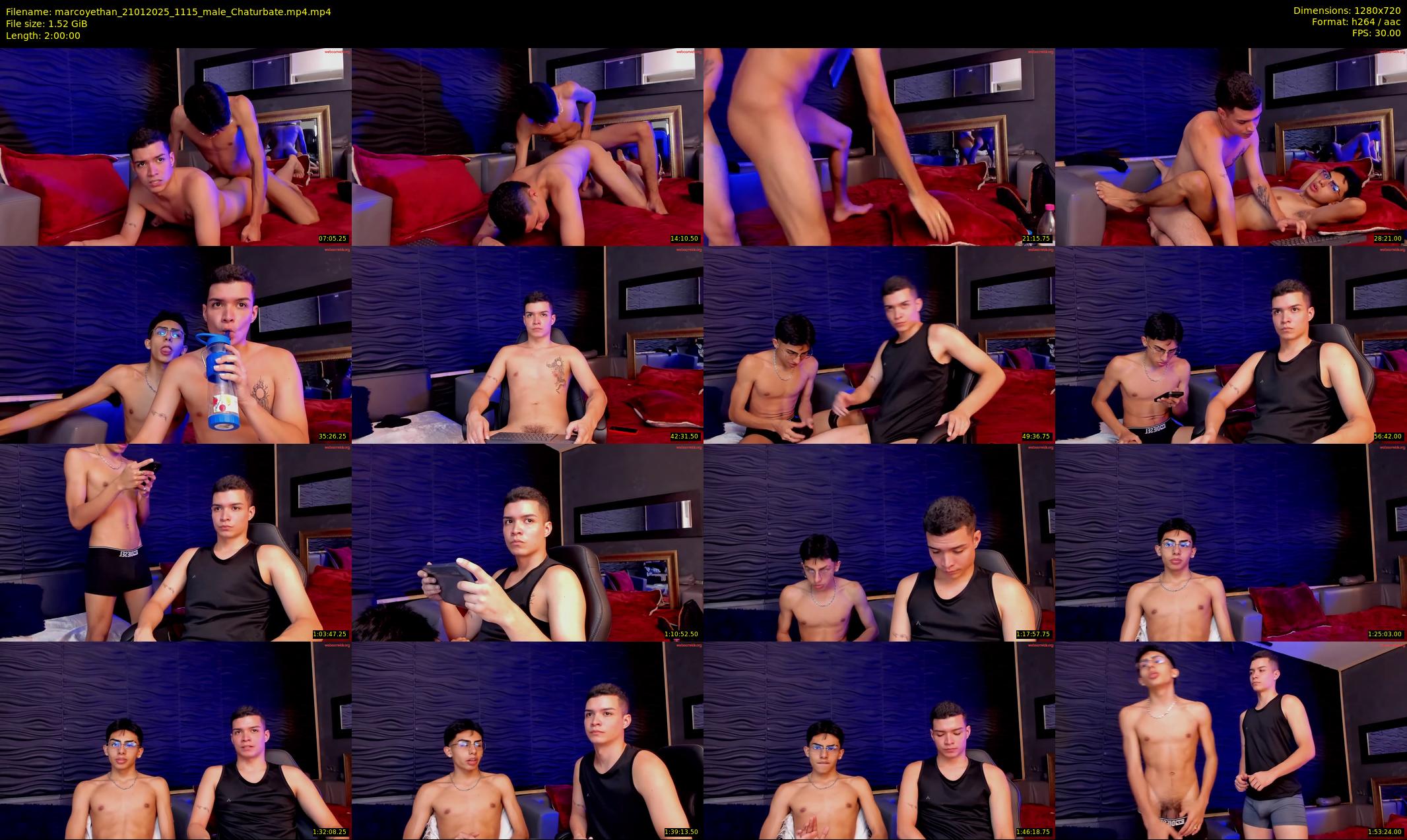 marcoyethan — 120 minute Chaturbate male cam show recording, 720p, Jan 21, 2025