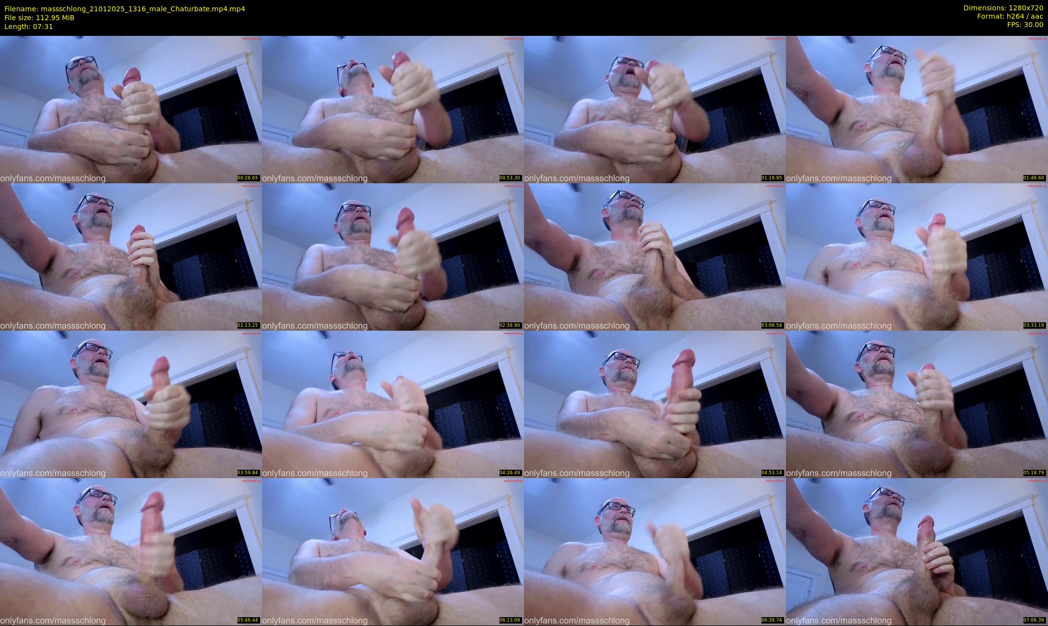 massschlong — 8 minute Chaturbate male cam show recording, 720p, Jan 21, 2025