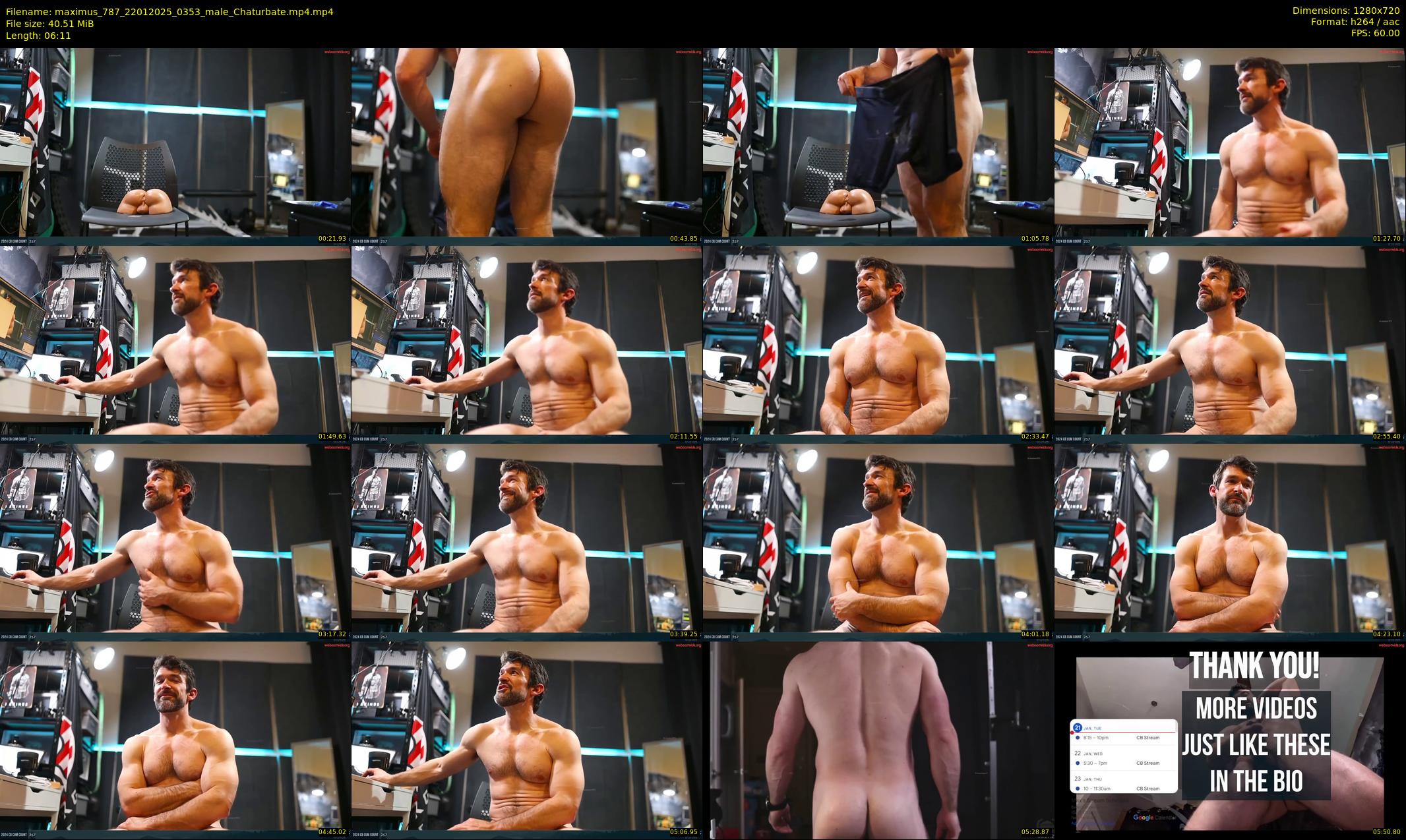 maximus_787 — 7 minute Chaturbate male cam show recording, 720p, Jan 22, 2025