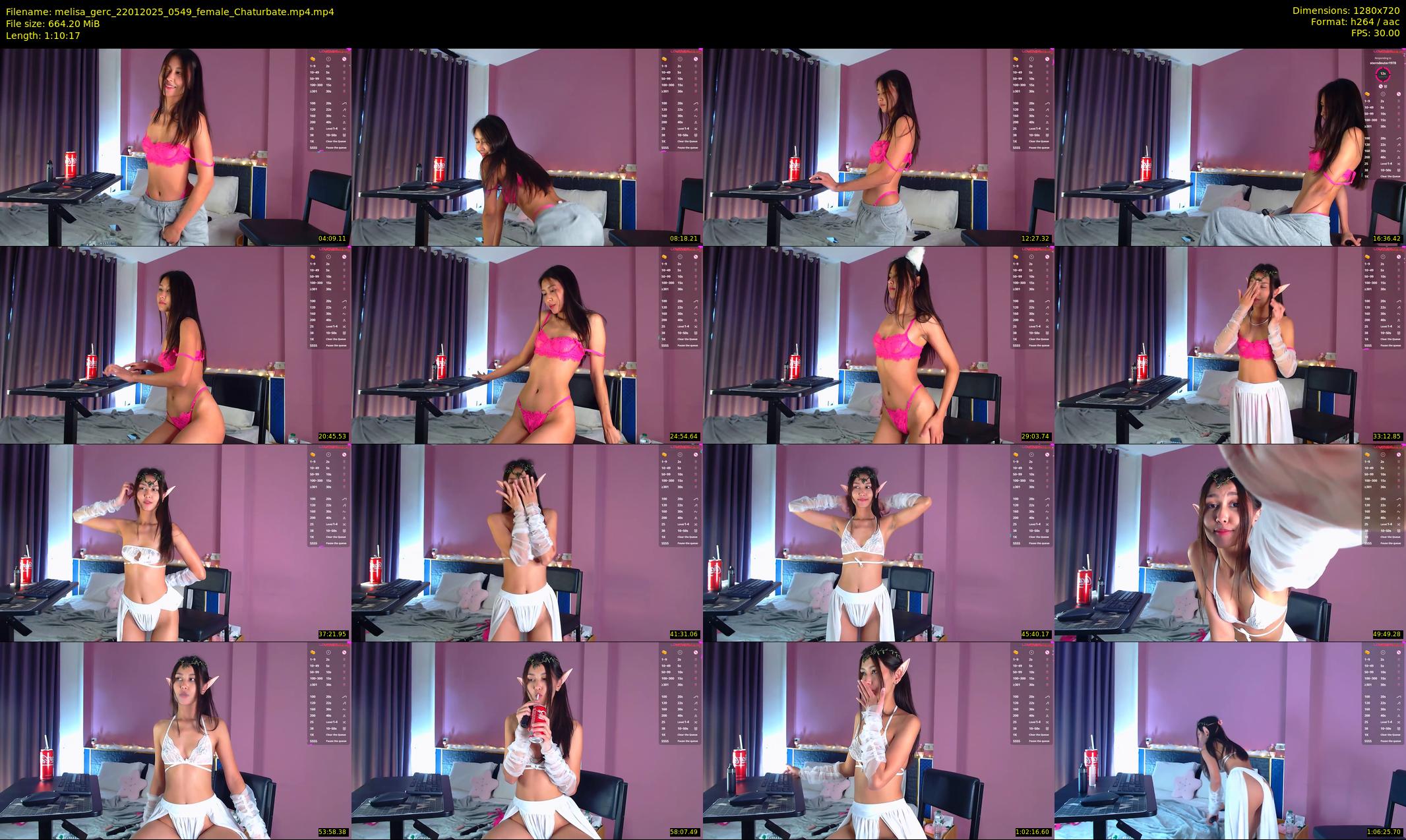 melisa_gerc — 71 minute Chaturbate female cam show recording, 720p, Jan 22, 2025