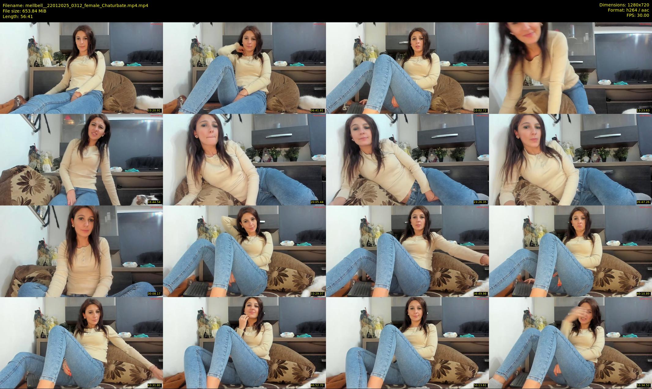 mellbell_ — 57 minute Chaturbate female cam show recording, 720p, Jan 22, 2025