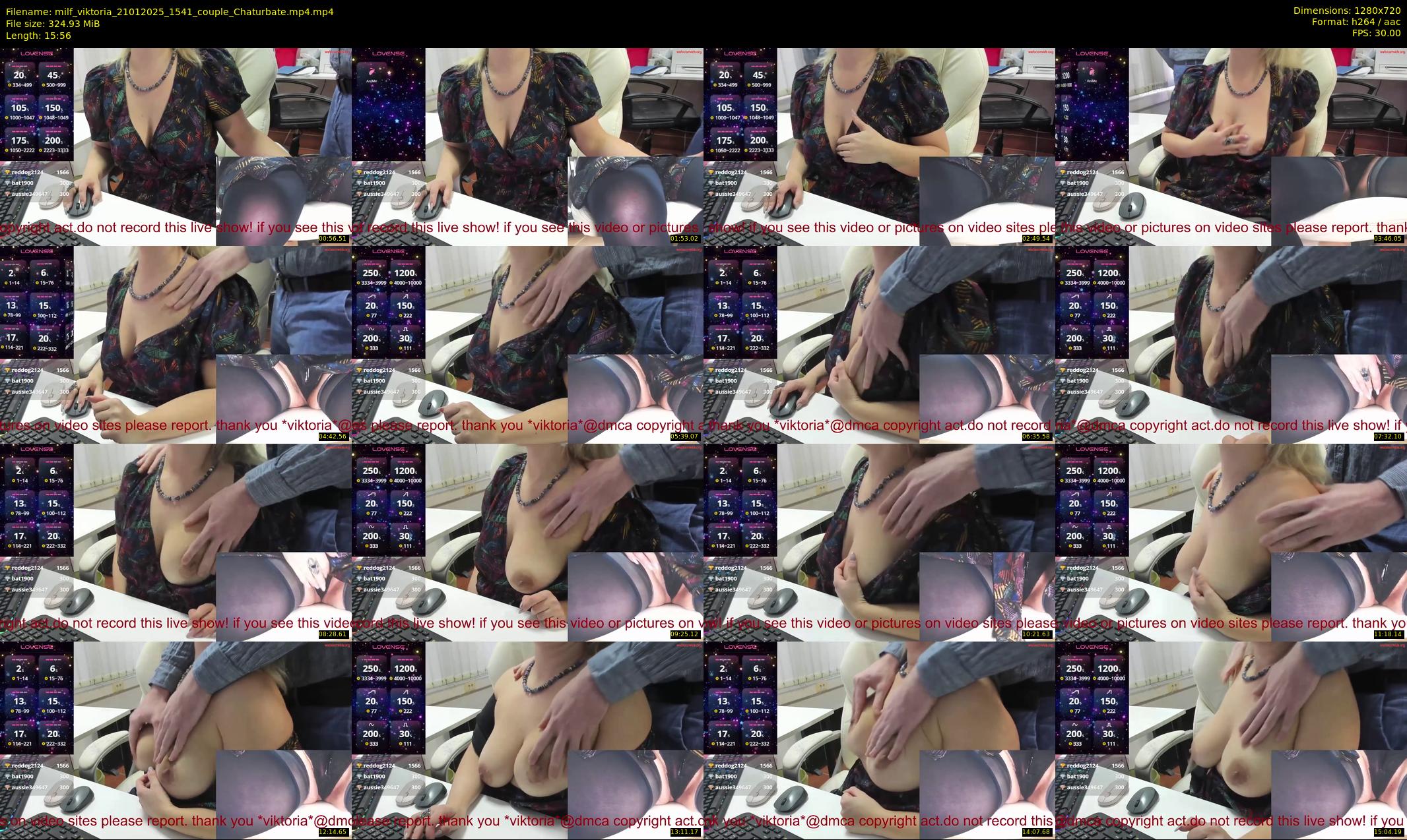 milf_viktoria — 16 minute Chaturbate female cam show recording, 720p, Jan 21, 2025