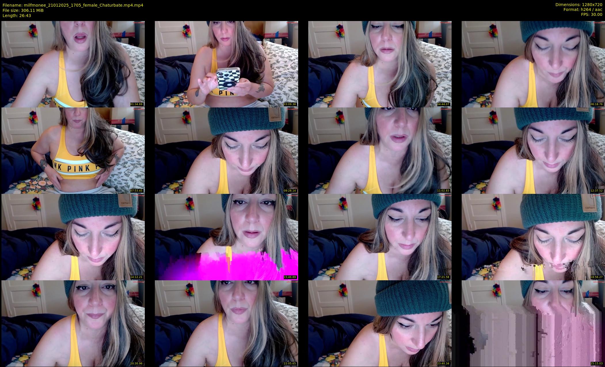 milfmonee — 27 minute Chaturbate female cam show recording, 720p, Jan 21, 2025