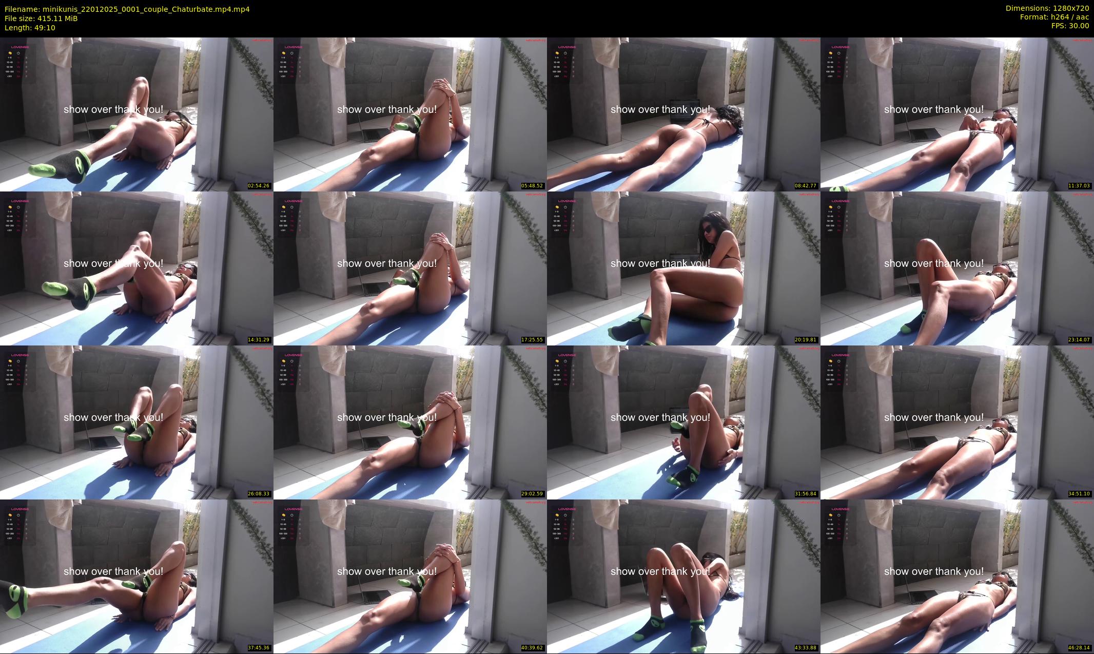 minikunis — 50 minute Chaturbate couple cam show recording, 720p, Jan 22, 2025