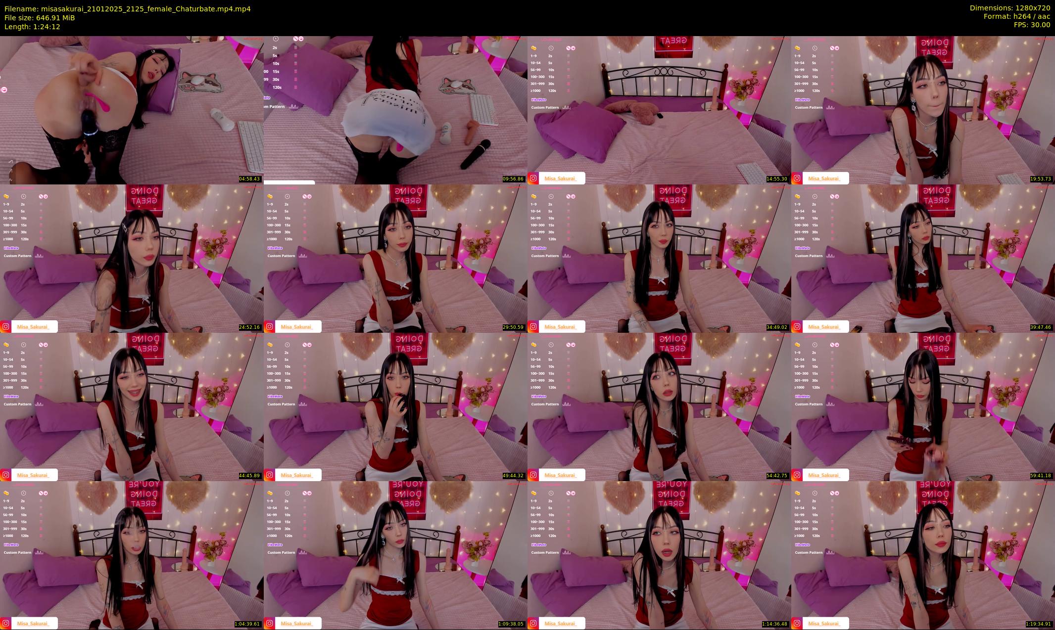 misasakurai — 85 minute Chaturbate female cam show recording, 720p, Jan 21, 2025