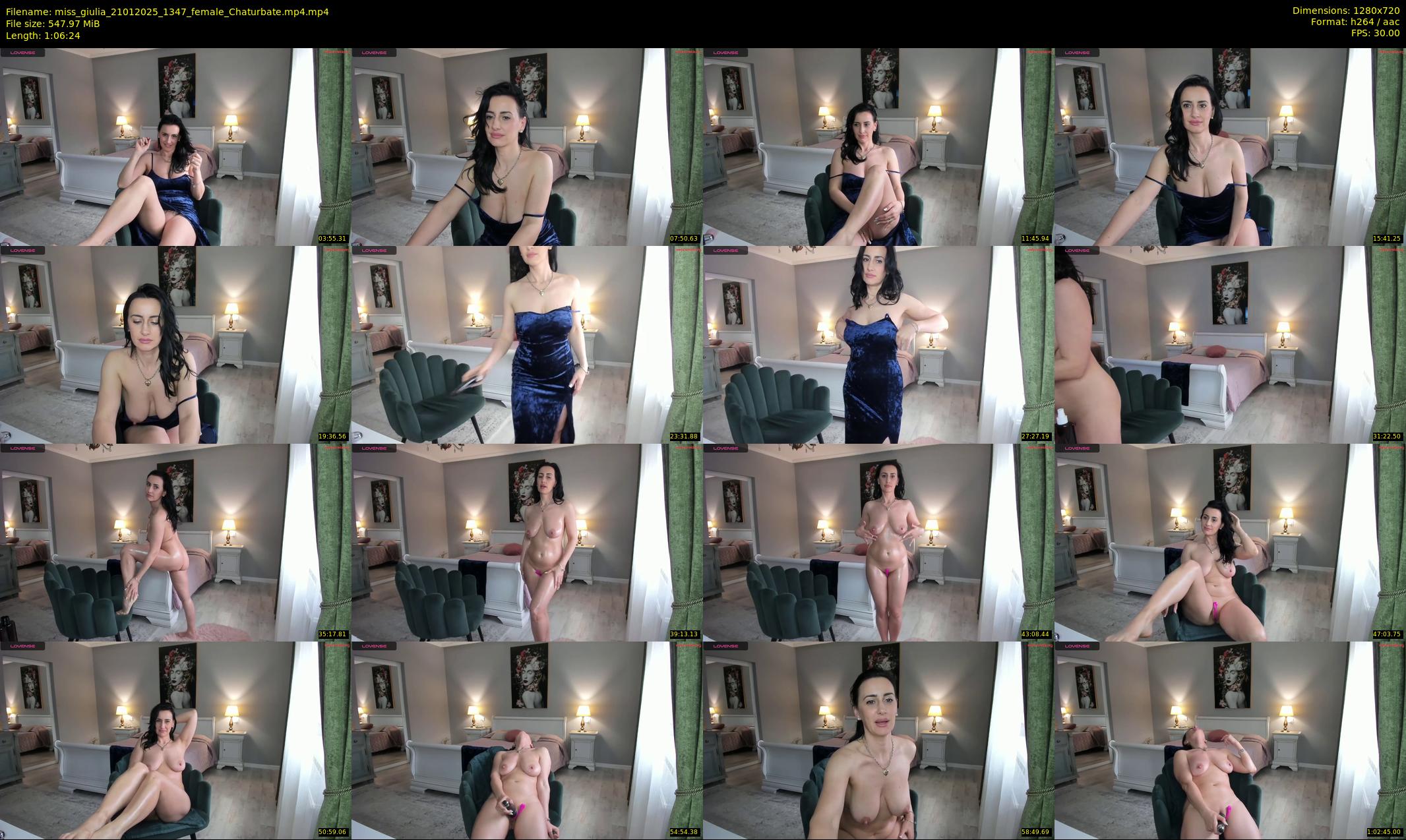 miss_giulia — 67 minute Chaturbate female cam show recording, 720p, Jan 21, 2025