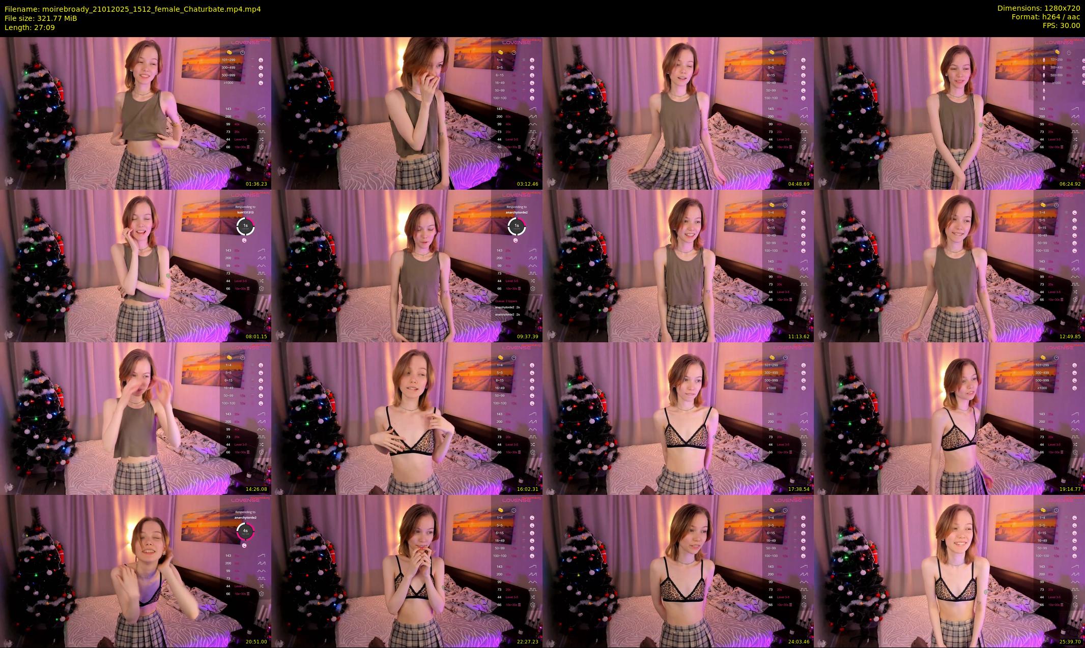 moirebroady — 28 minute Chaturbate female cam show recording, 720p, Jan 21, 2025