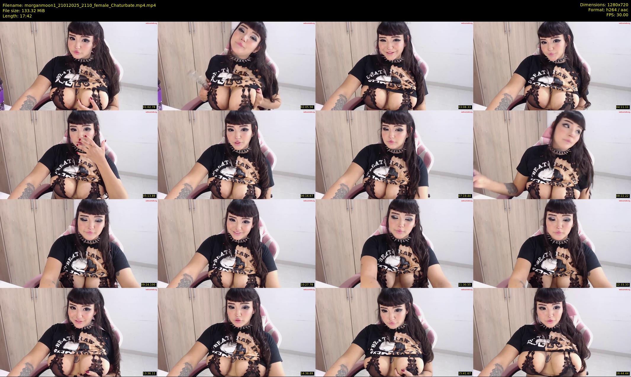 morganmoon1 — 18 minute Chaturbate female cam show recording, 720p, Jan 21, 2025