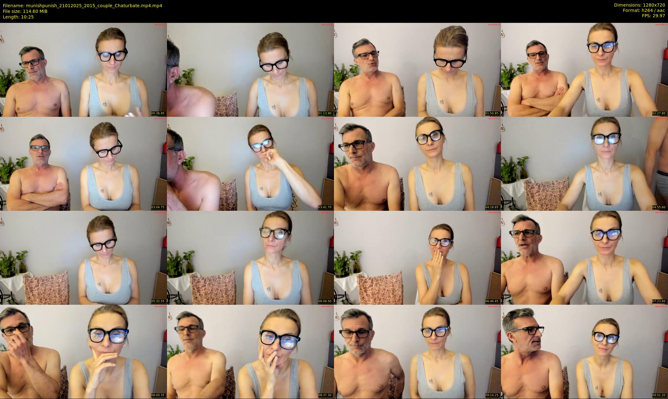 munishpunish — 11 minute Chaturbate couple cam show recording, 720p, Jan 21, 2025
