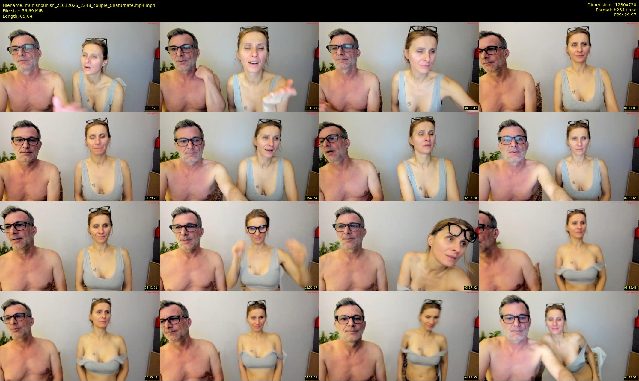 munishpunish — 6 minute Chaturbate couple cam show recording, 720p, Jan 21, 2025