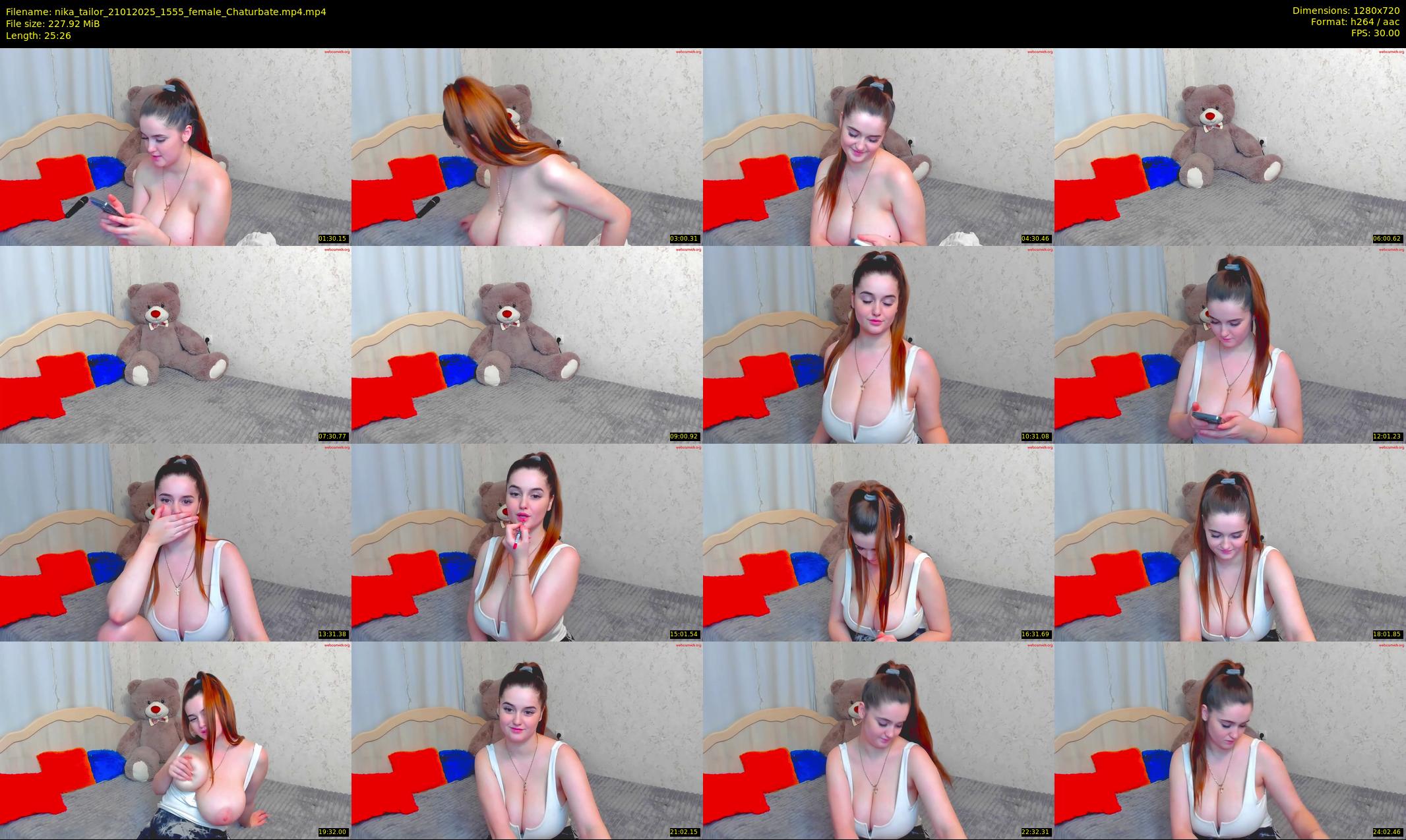 nika_tailor — 26 minute Chaturbate female cam show recording, 720p, Jan 21, 2025