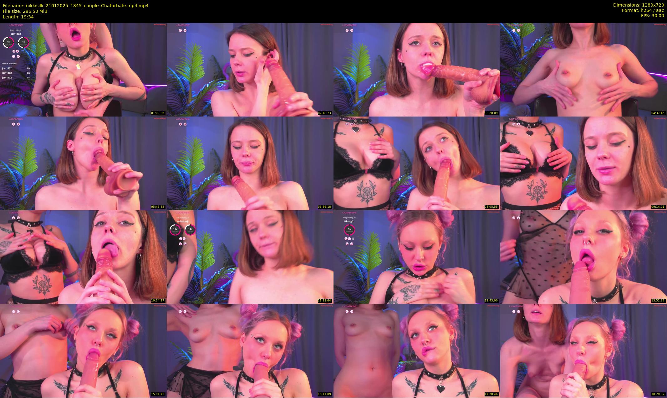 nikkisilk — 20 minute Chaturbate female cam show recording, 720p, Jan 21, 2025