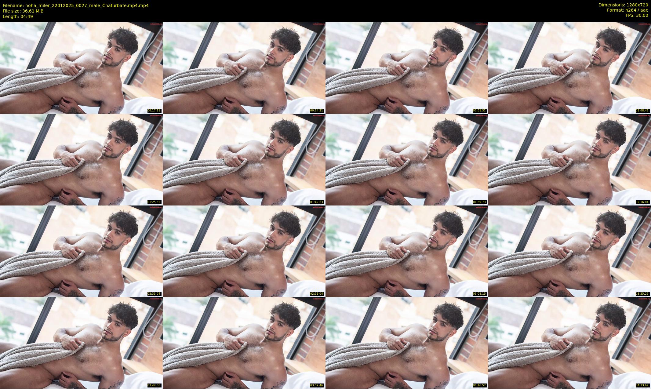 noha_miler — 5 minute Chaturbate male cam show recording, 720p, Jan 22, 2025