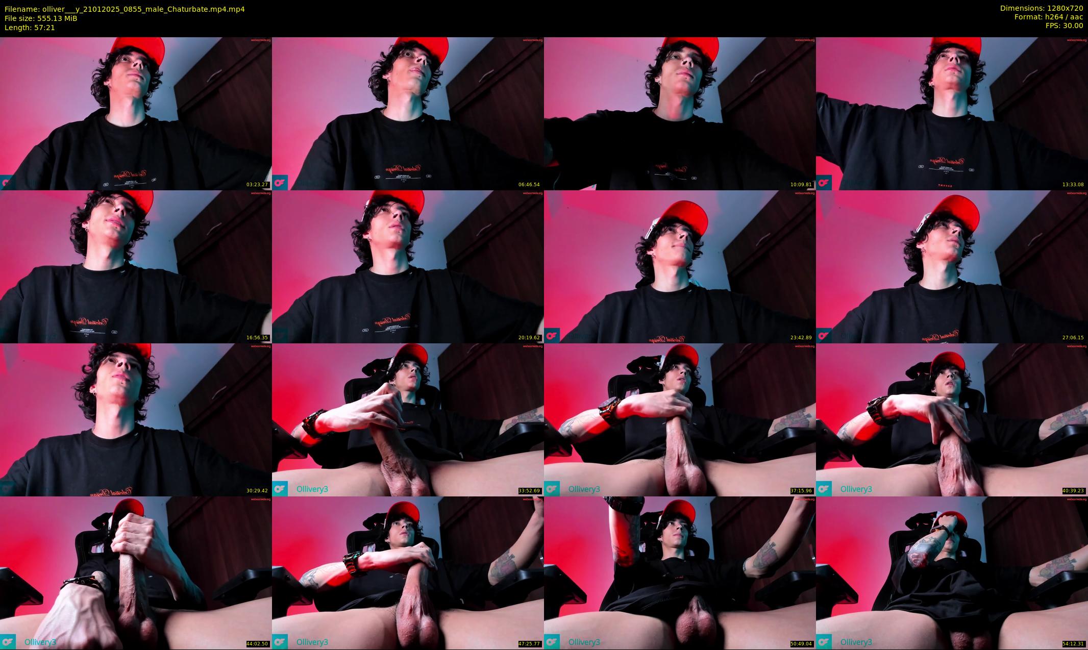 olliver___y — 58 minute Chaturbate male cam show recording, 720p, Jan 21, 2025